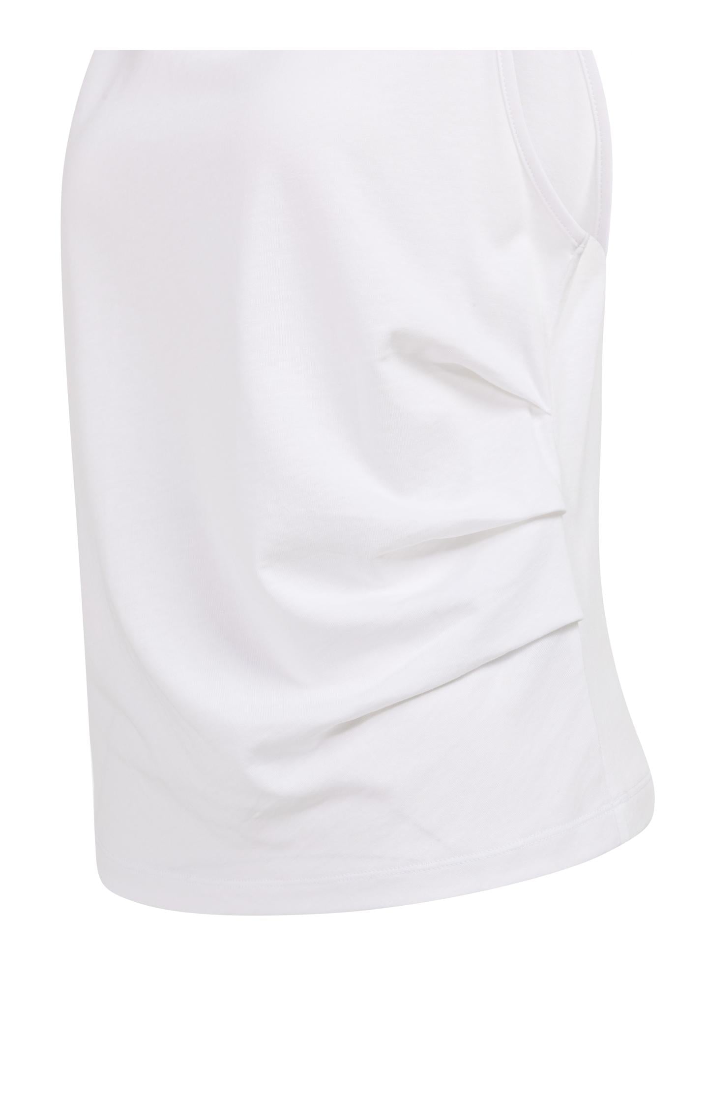 Sleeveless top with boat00032neckline