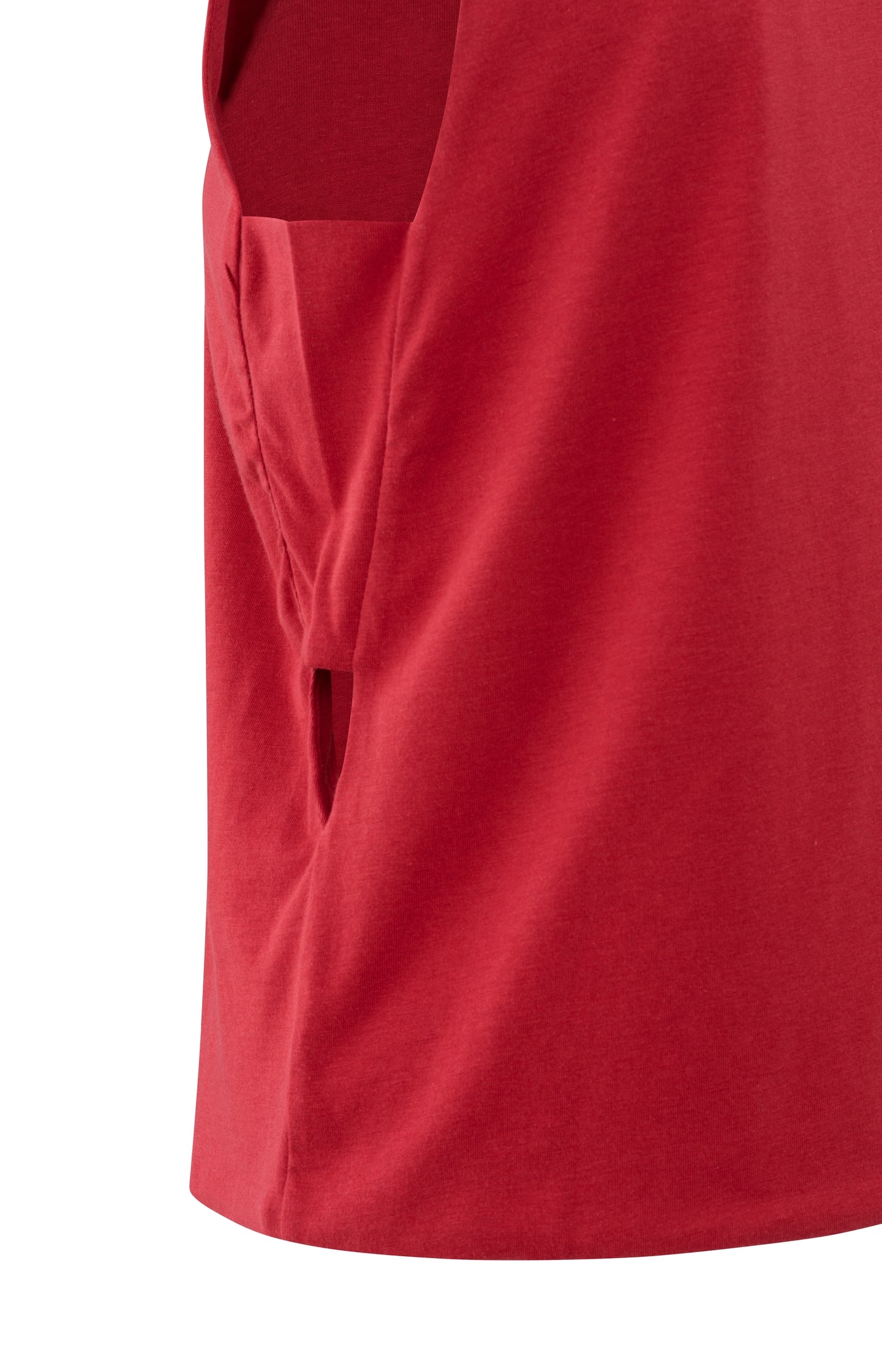 Sleeveless top with cut-out details at the sides