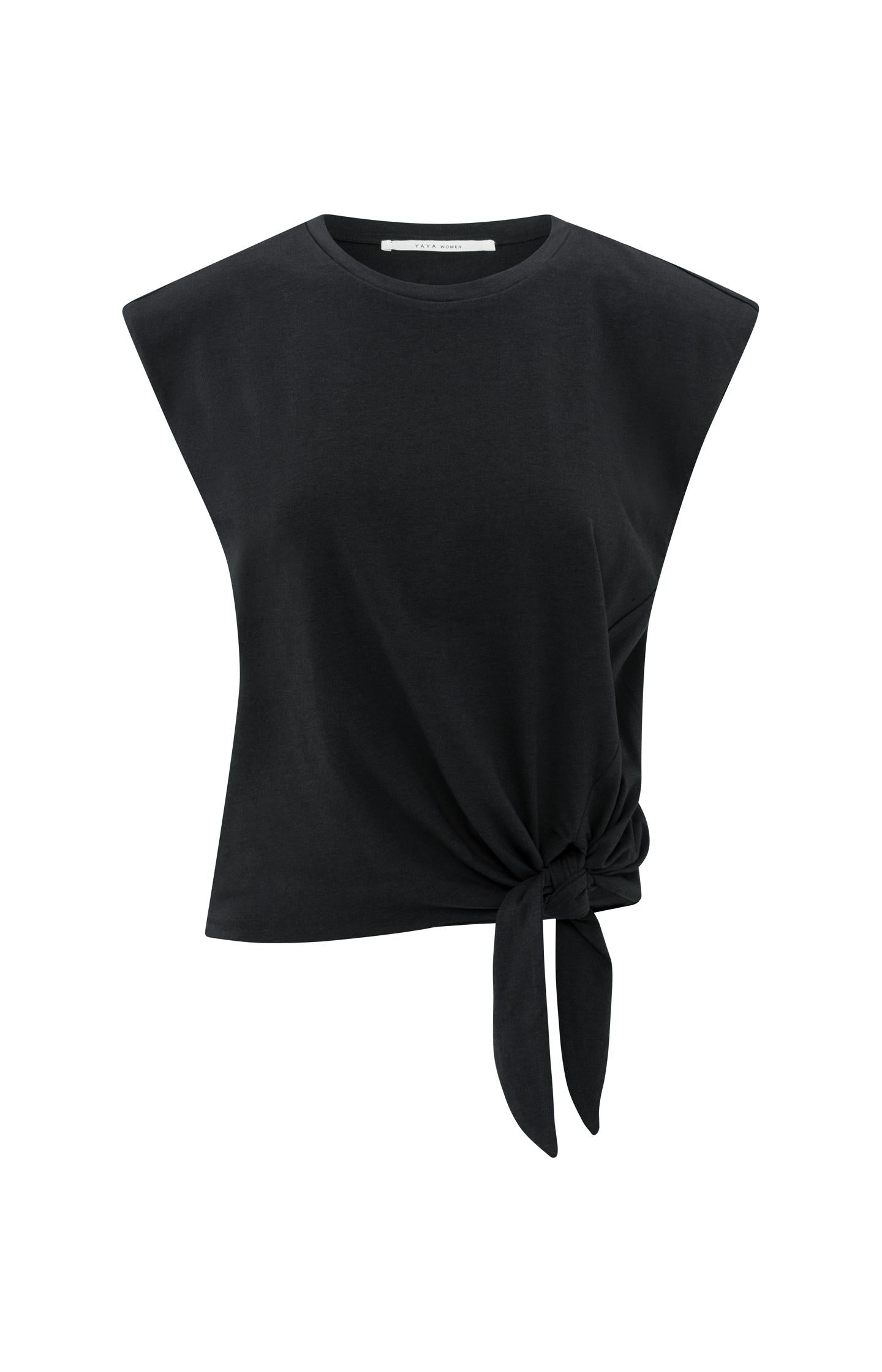 Sleeveless top with knot detail - Type: product
