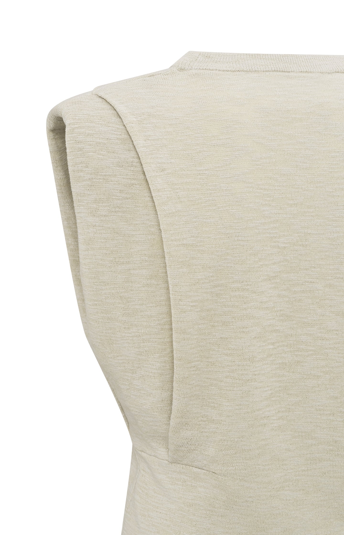 Sleeveless top with shoulder details