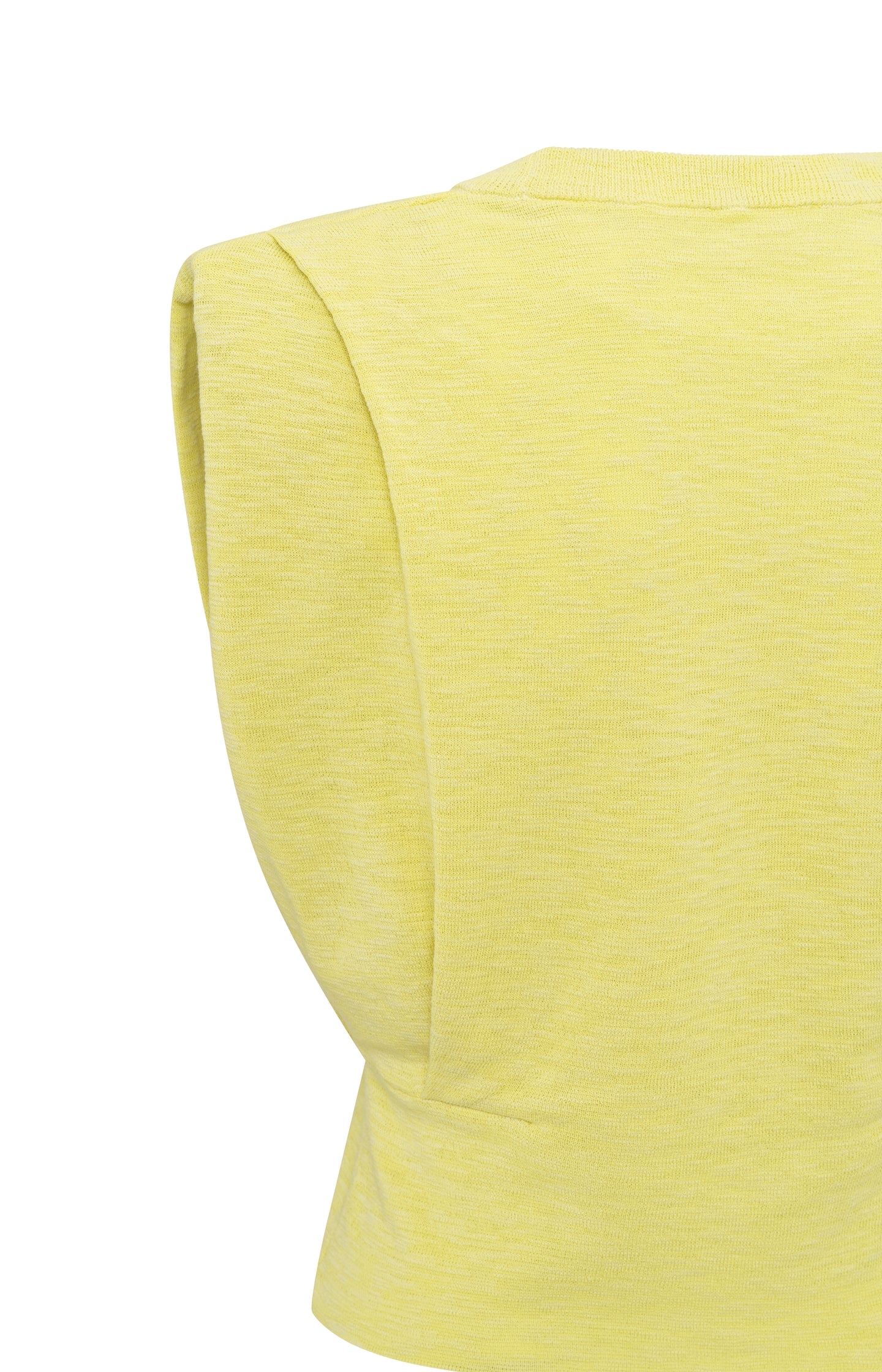 Sleeveless top with shoulder details