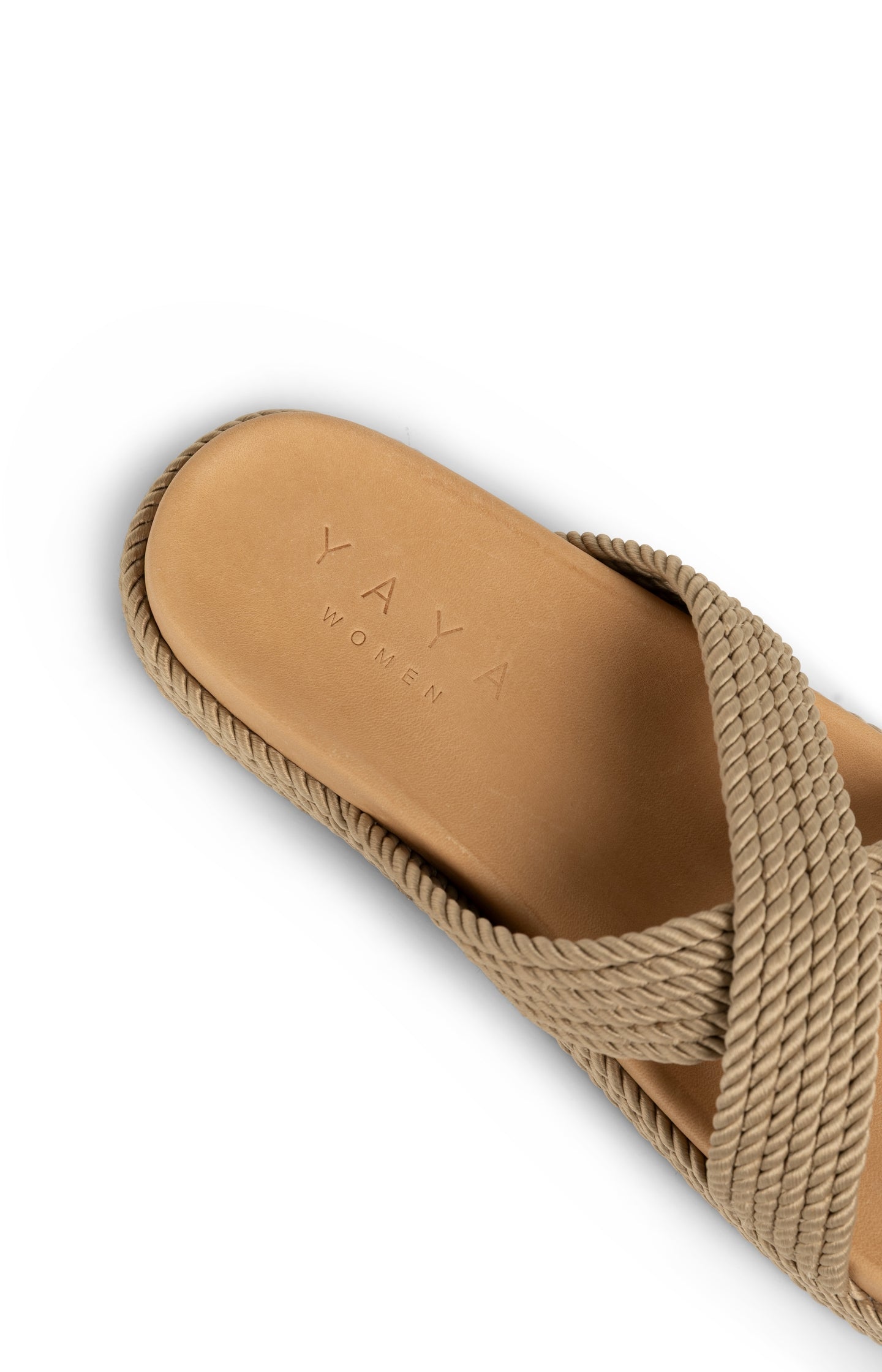 Slide sandals with rope detail - Type: product