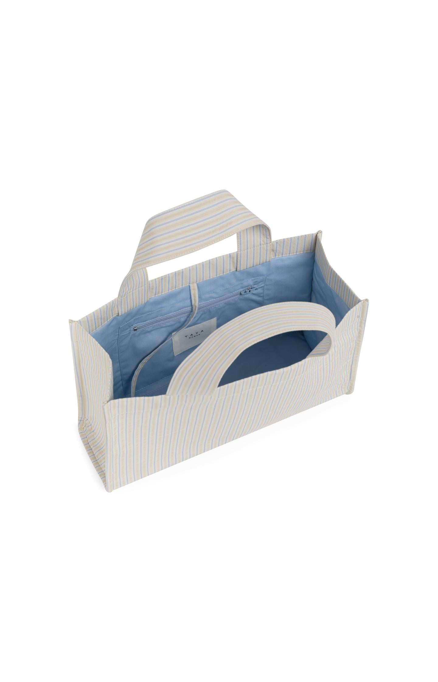 Small striped tote bag - Type: product