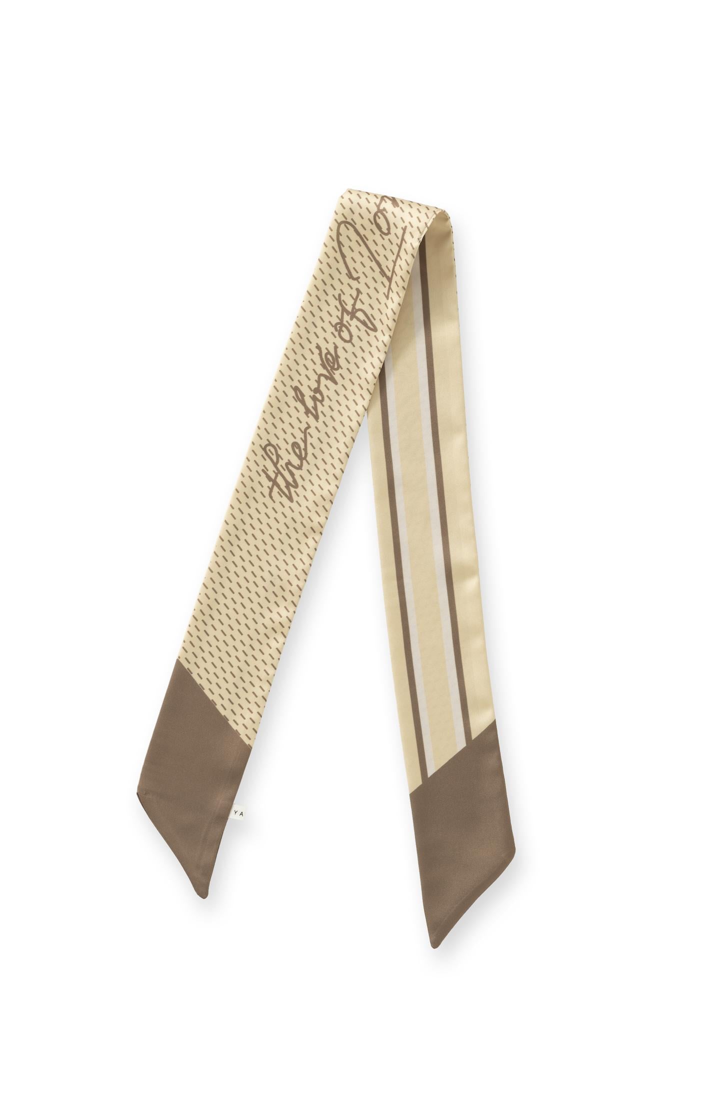 Small woven scarf with print the love of London Town - Type: product