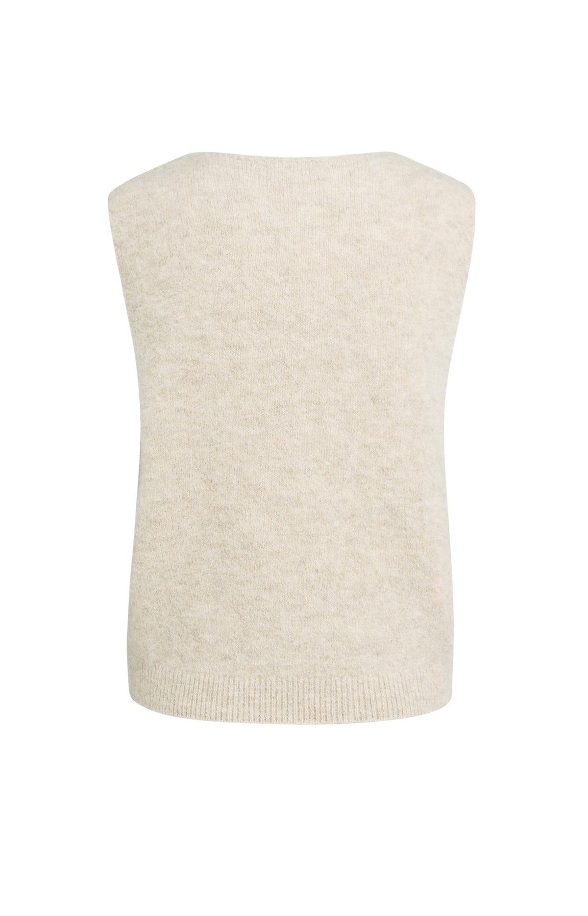 Soft knit spencer with deep V-neck