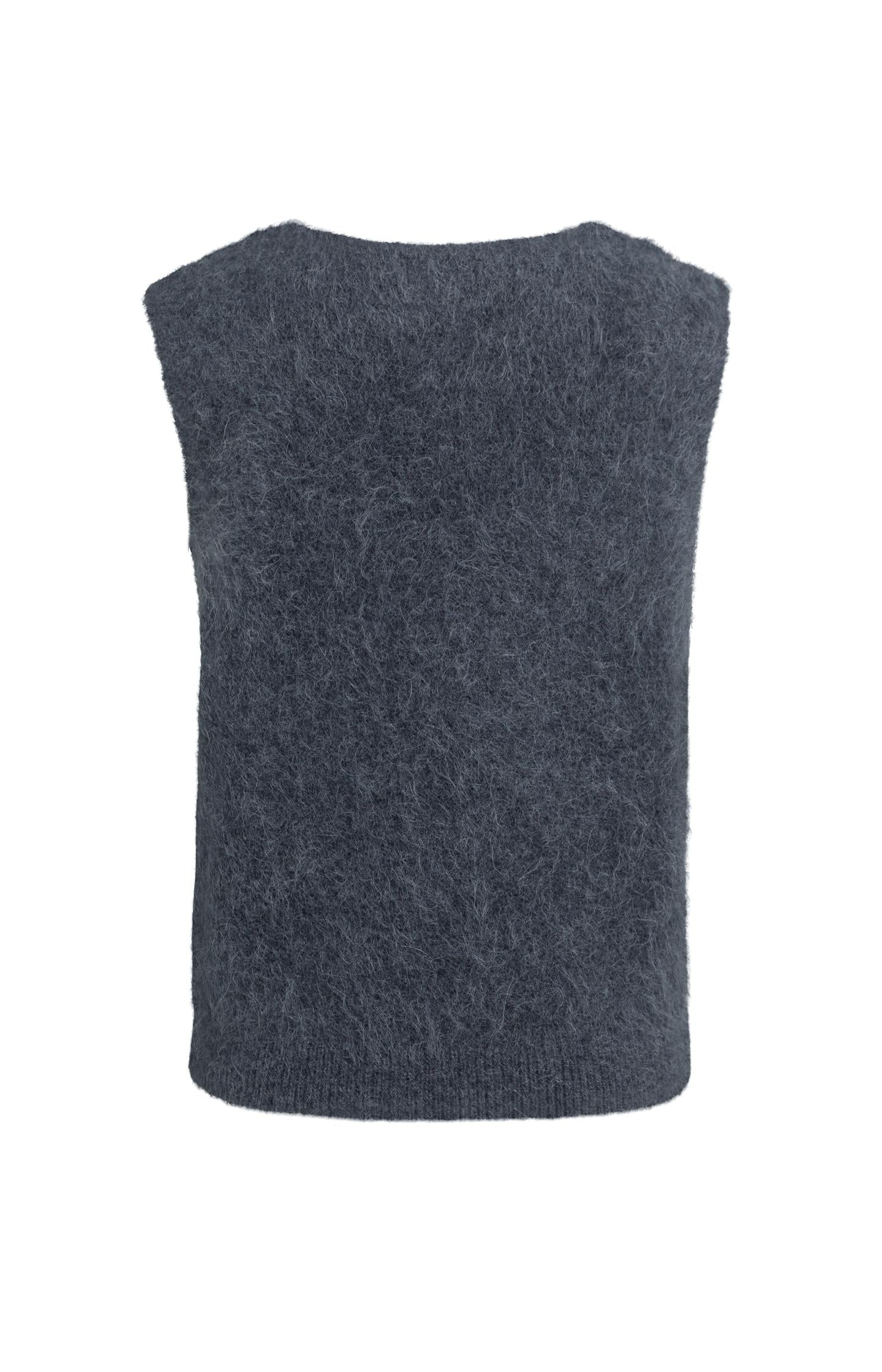 Soft knit spencer with deep V-neck