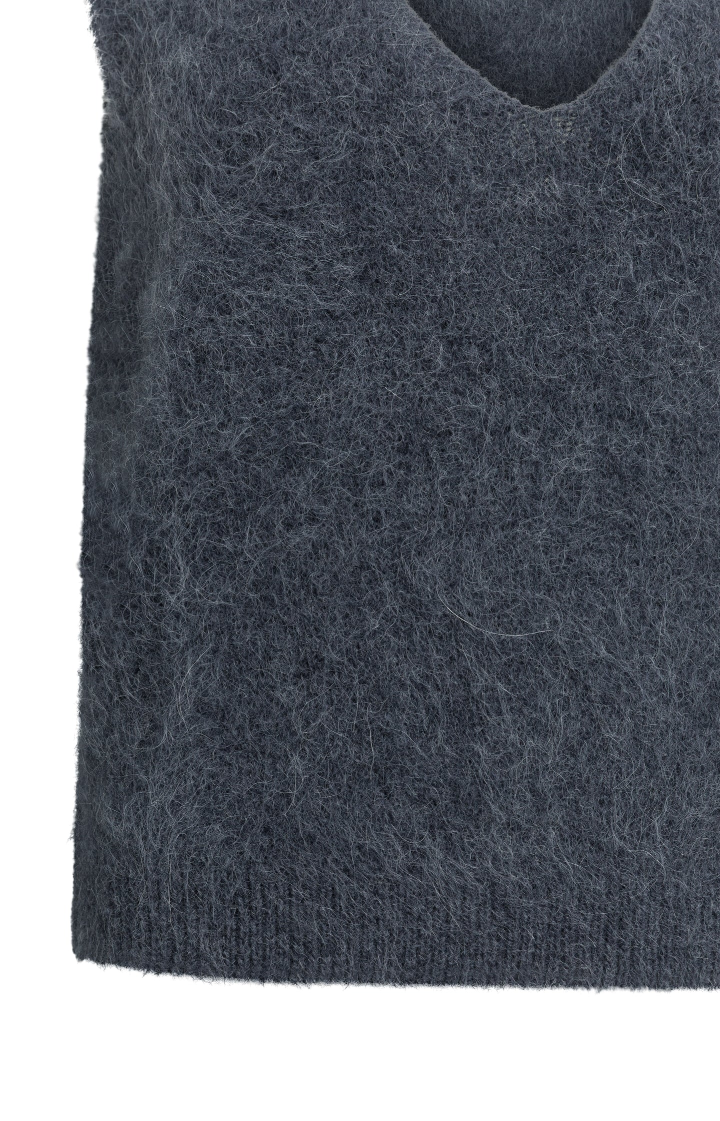Soft knit spencer with deep V-neck