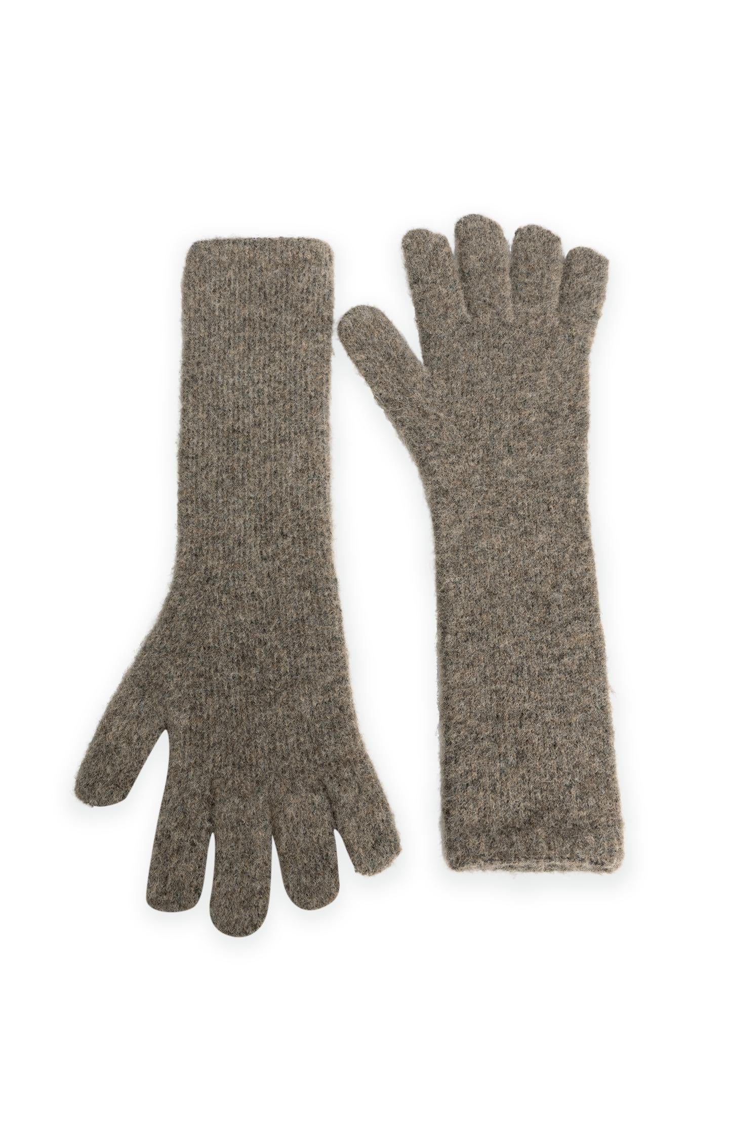 Soft knitted long gloves - Type: product