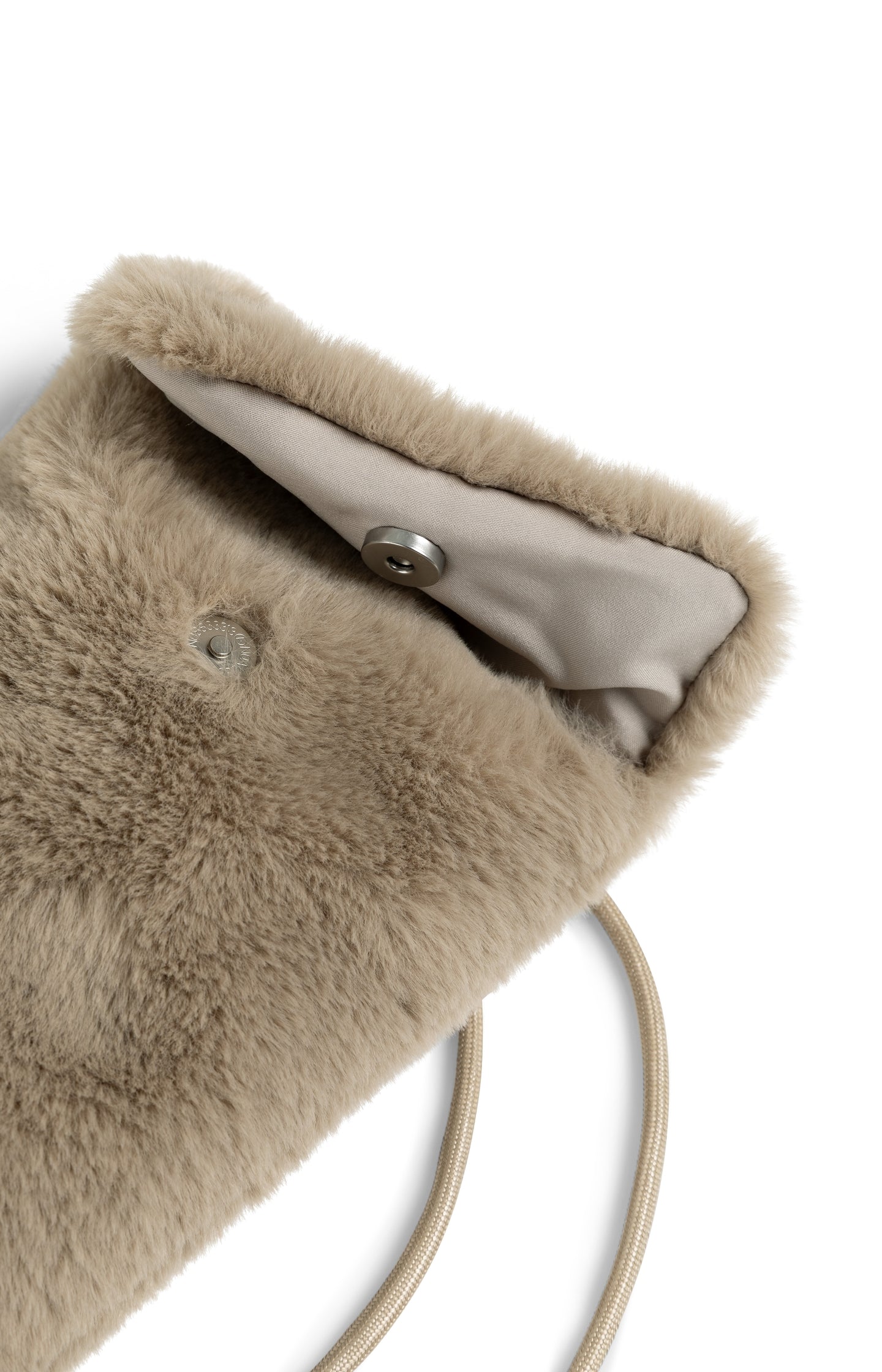Soft phone bag with flap closure