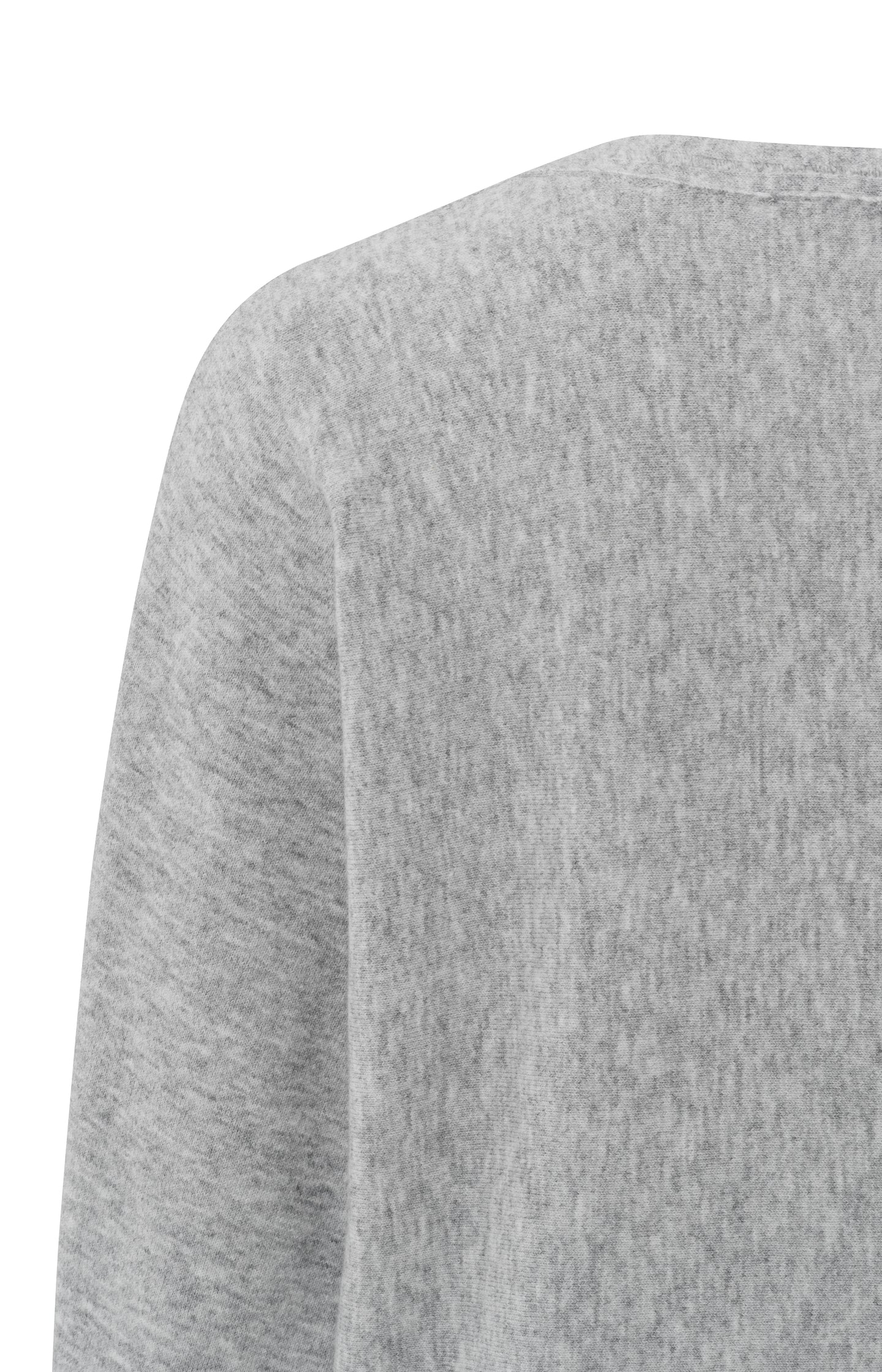 Soft sweater with V-neck and batwing sleeves