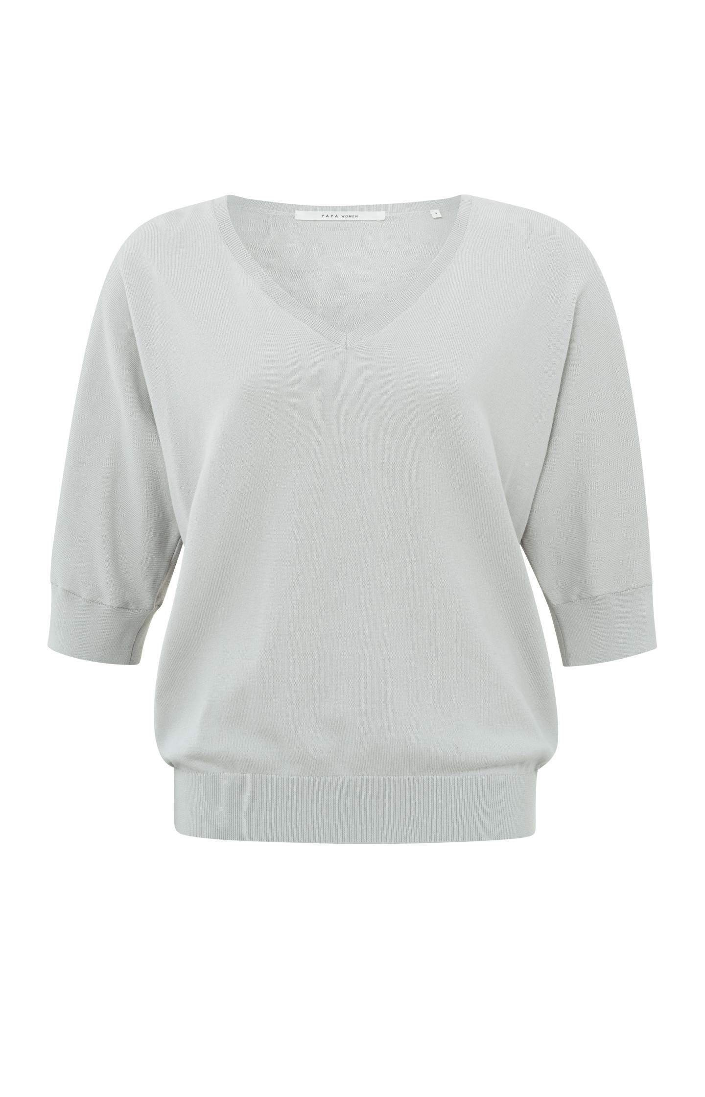 V neck half sleeve sweater sale