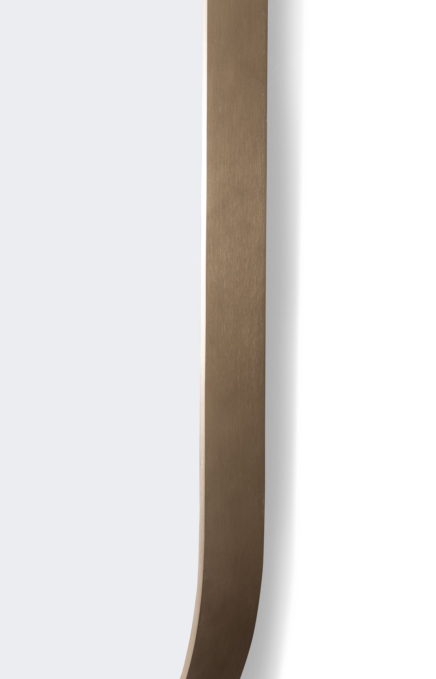 Square mirror with metal frame