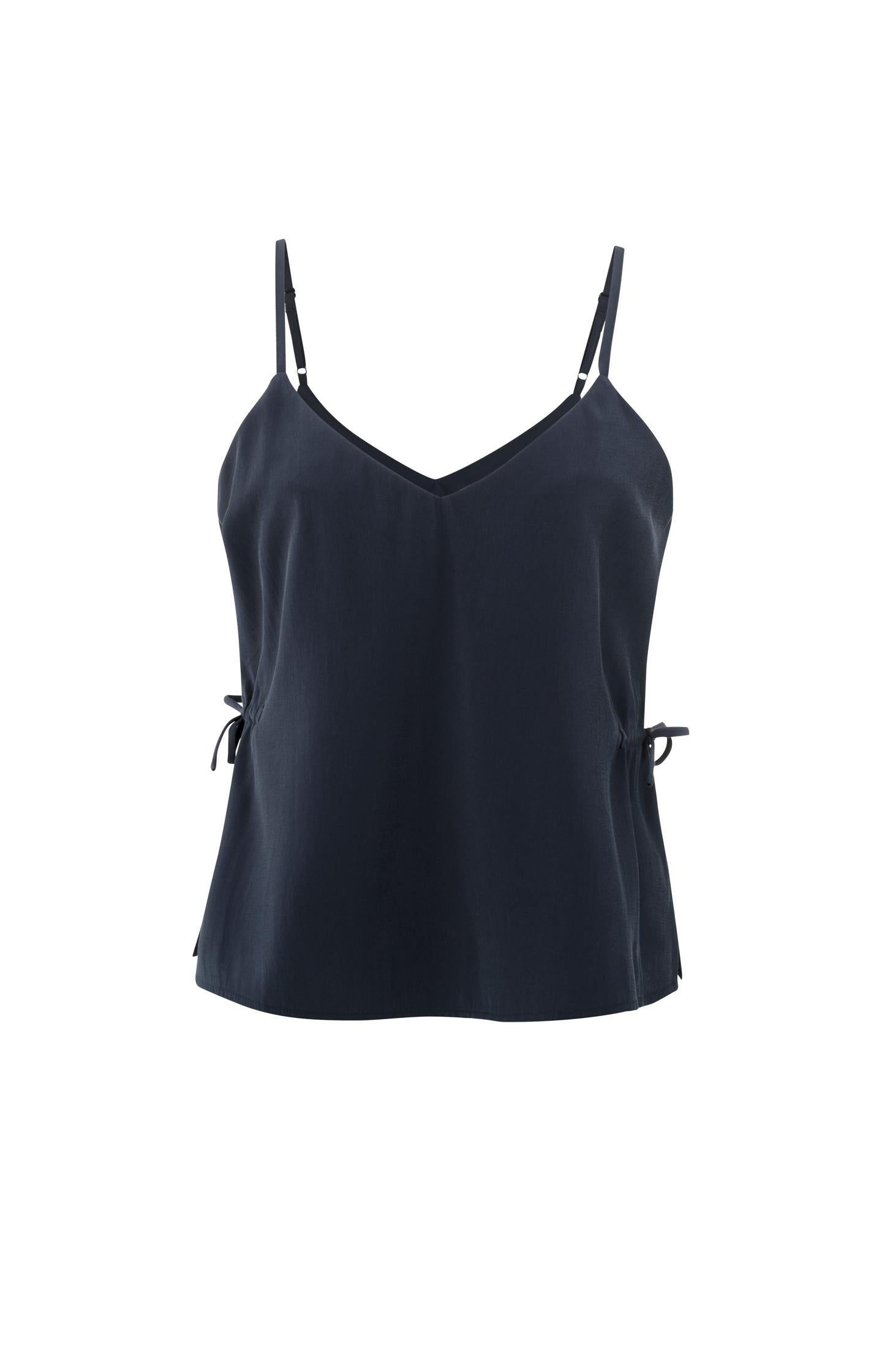 Strappy top with drawstring detail at sides - Type: product