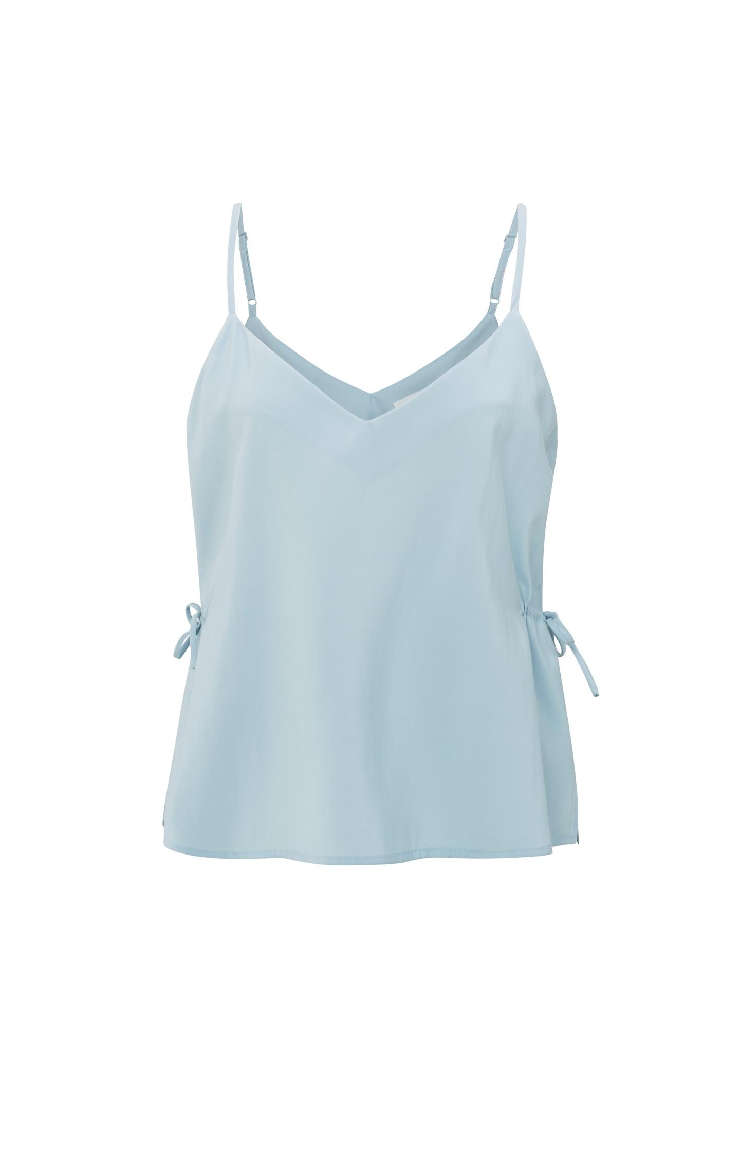 Strappy top with drawstring detail at sides - Type: product