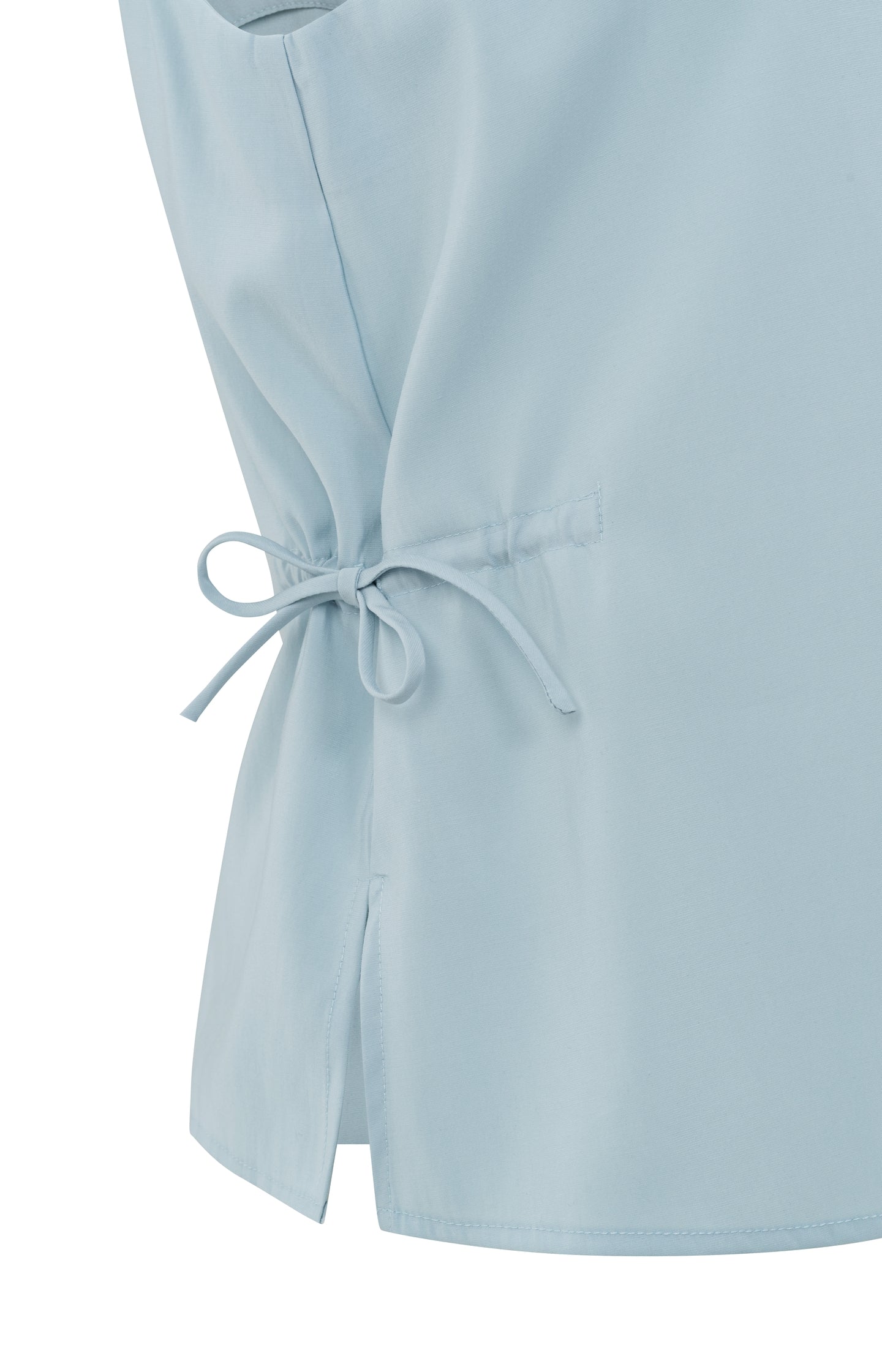 Strappy top with drawstring detail at sides