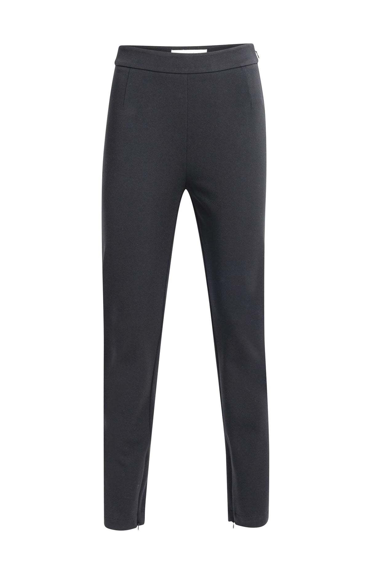 Stretch-Treggings mit Reißverschlüssen - Delicioso Brown