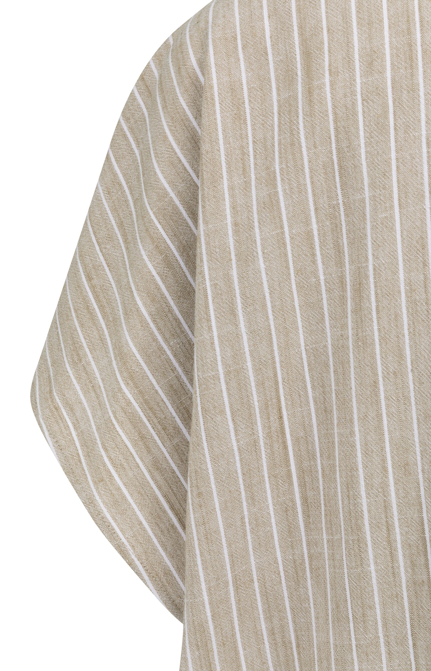 Striped blouse with short sleeves