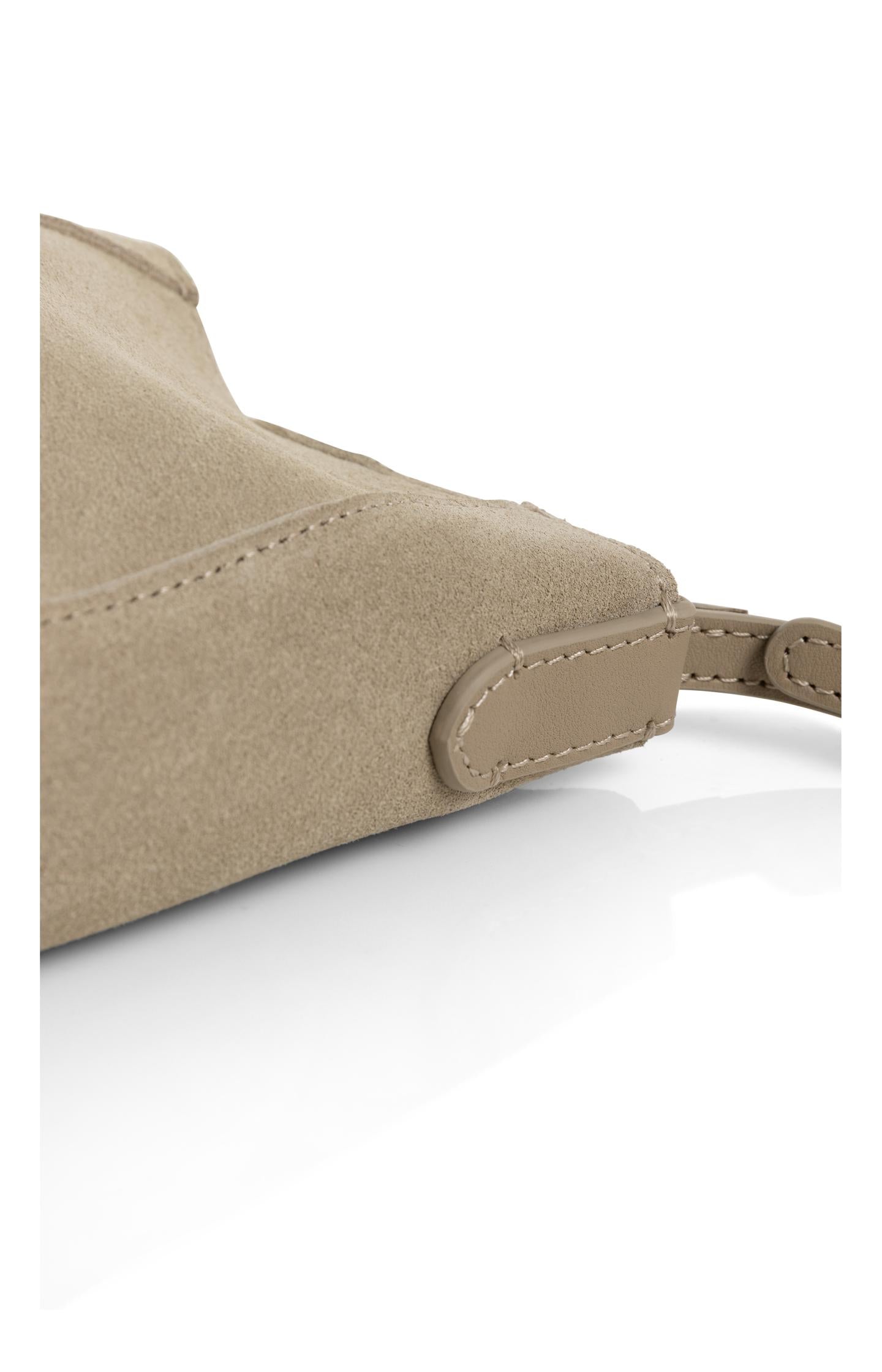 Suede phone bag with adjustable strap - Type: product