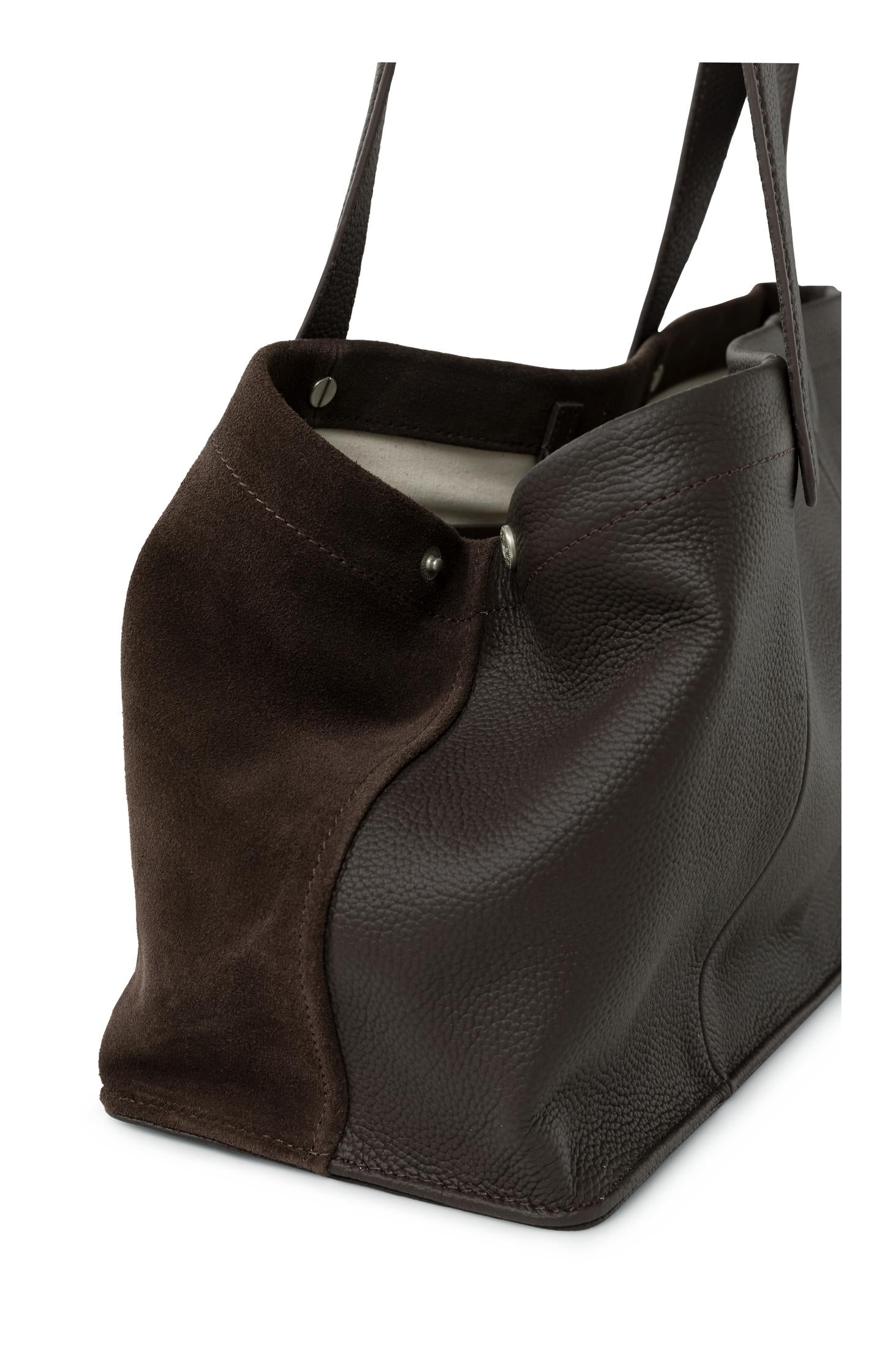Suede shopper bag - Type: product