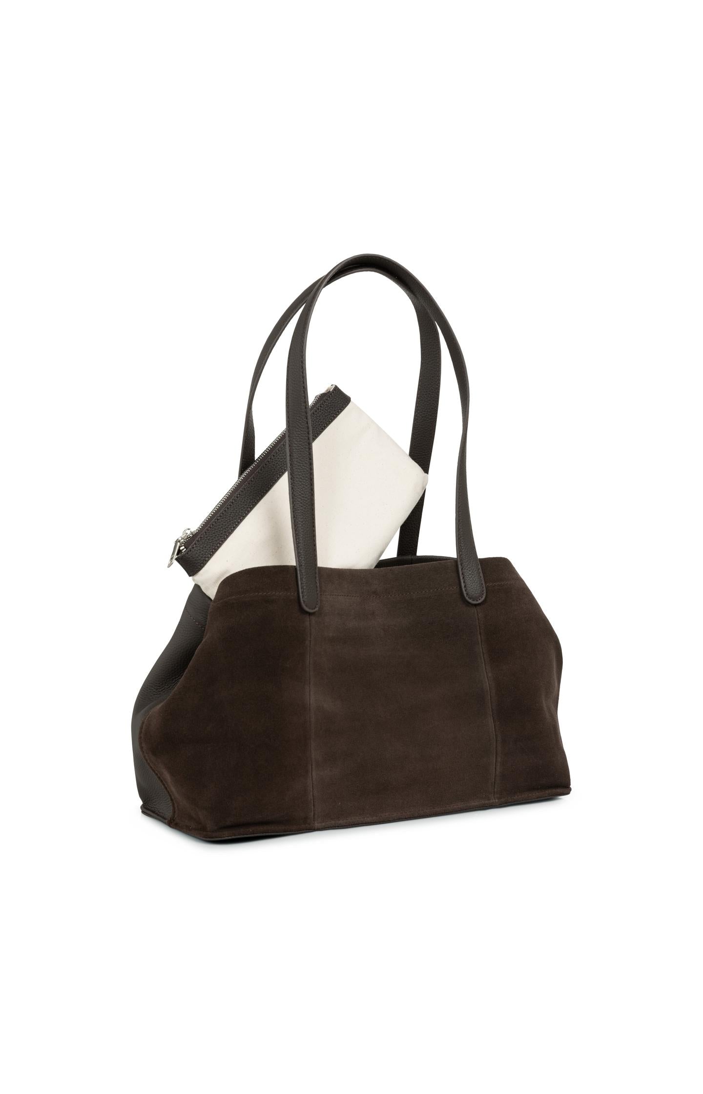 Suede shopper bag - Type: product