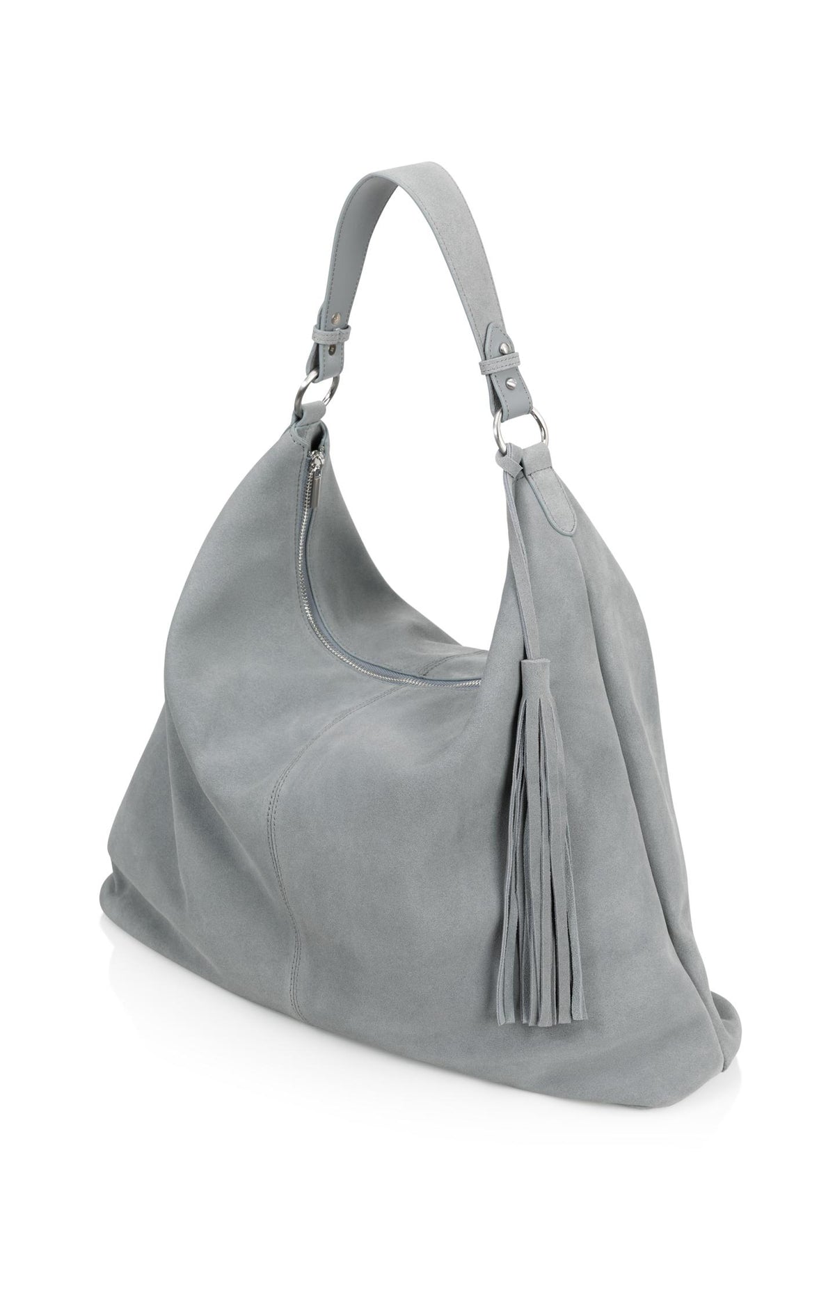 Suede shopper