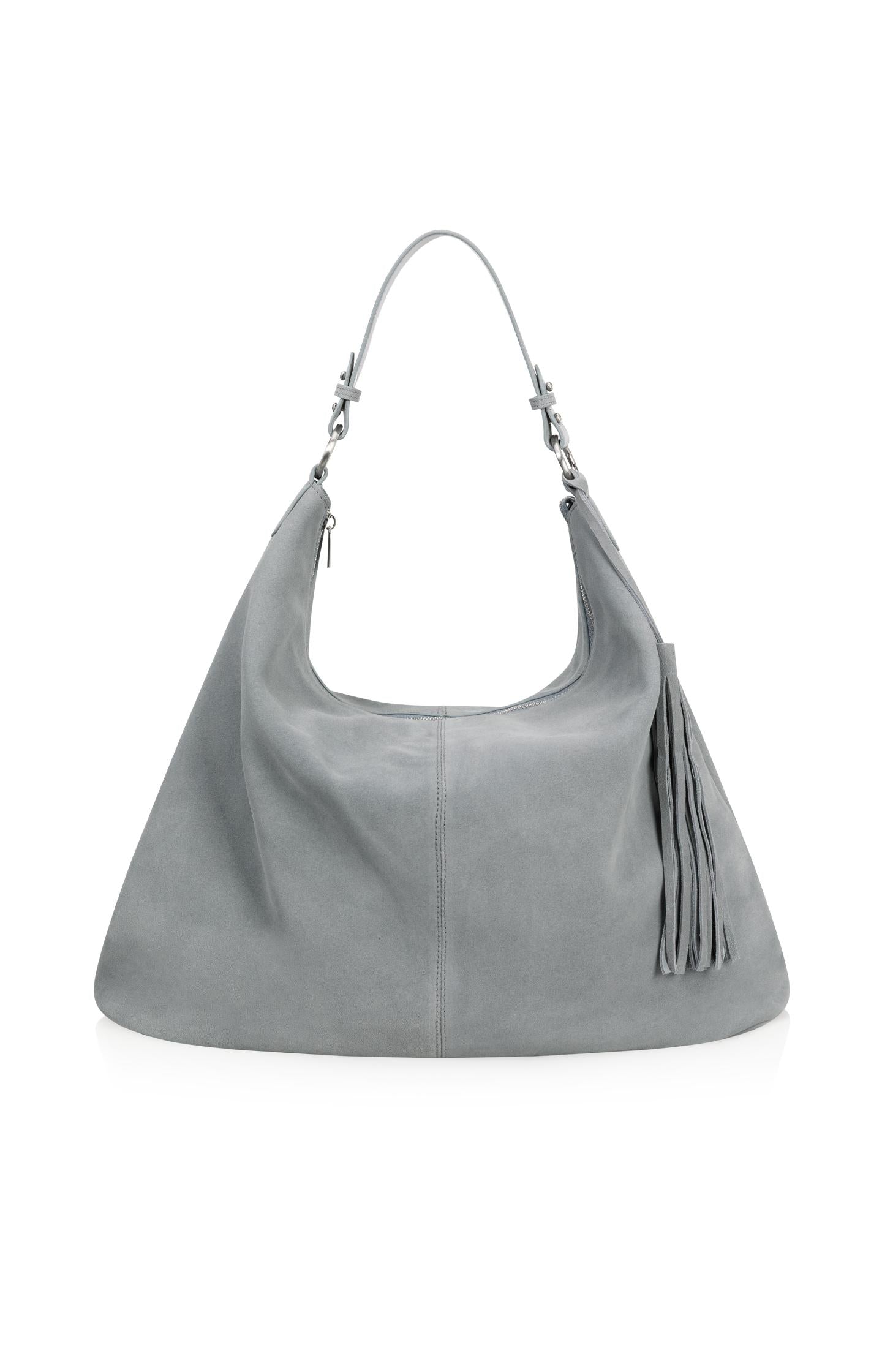 Suede shopper