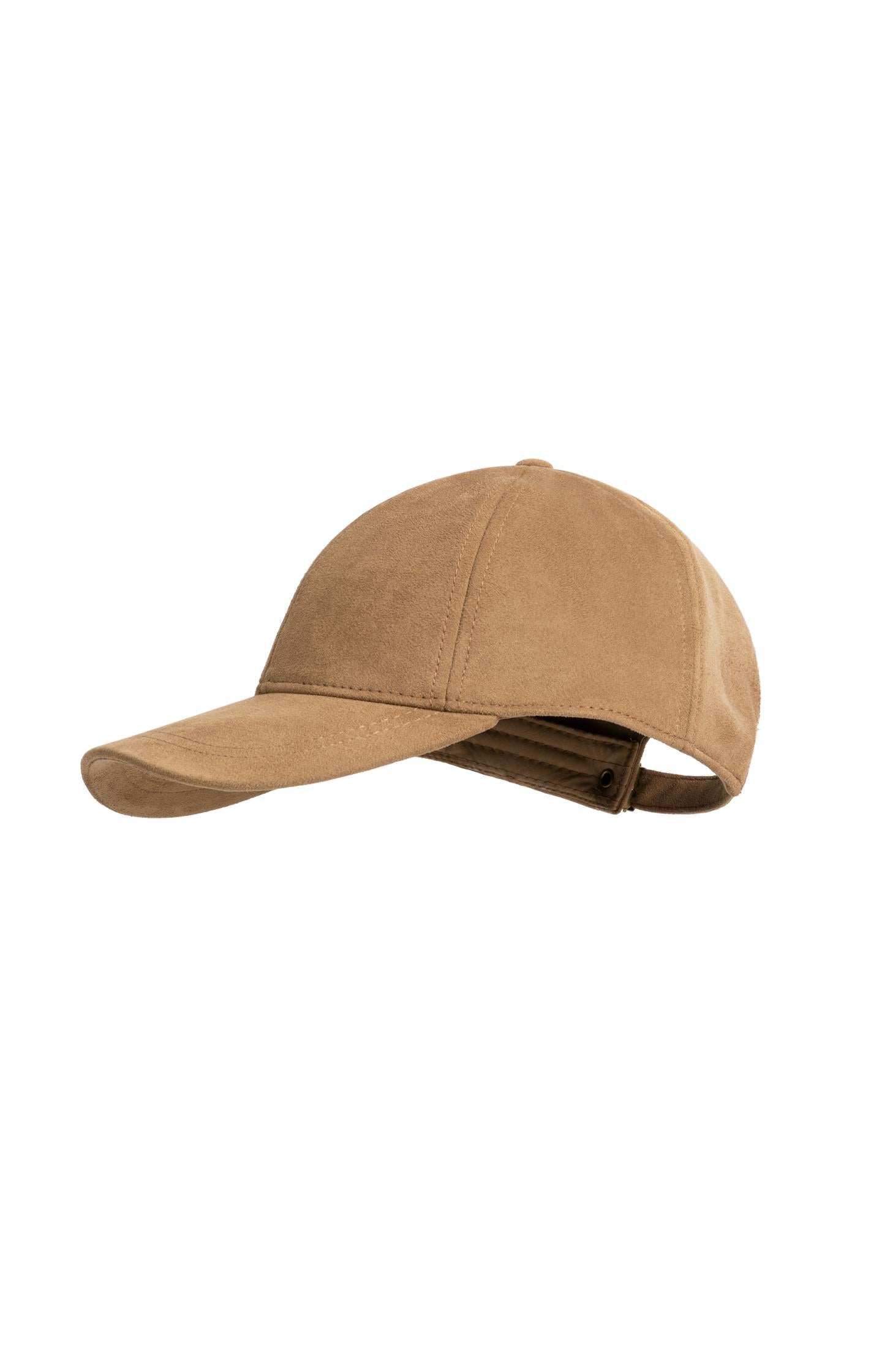 Suedine cap with stitching - Type: product