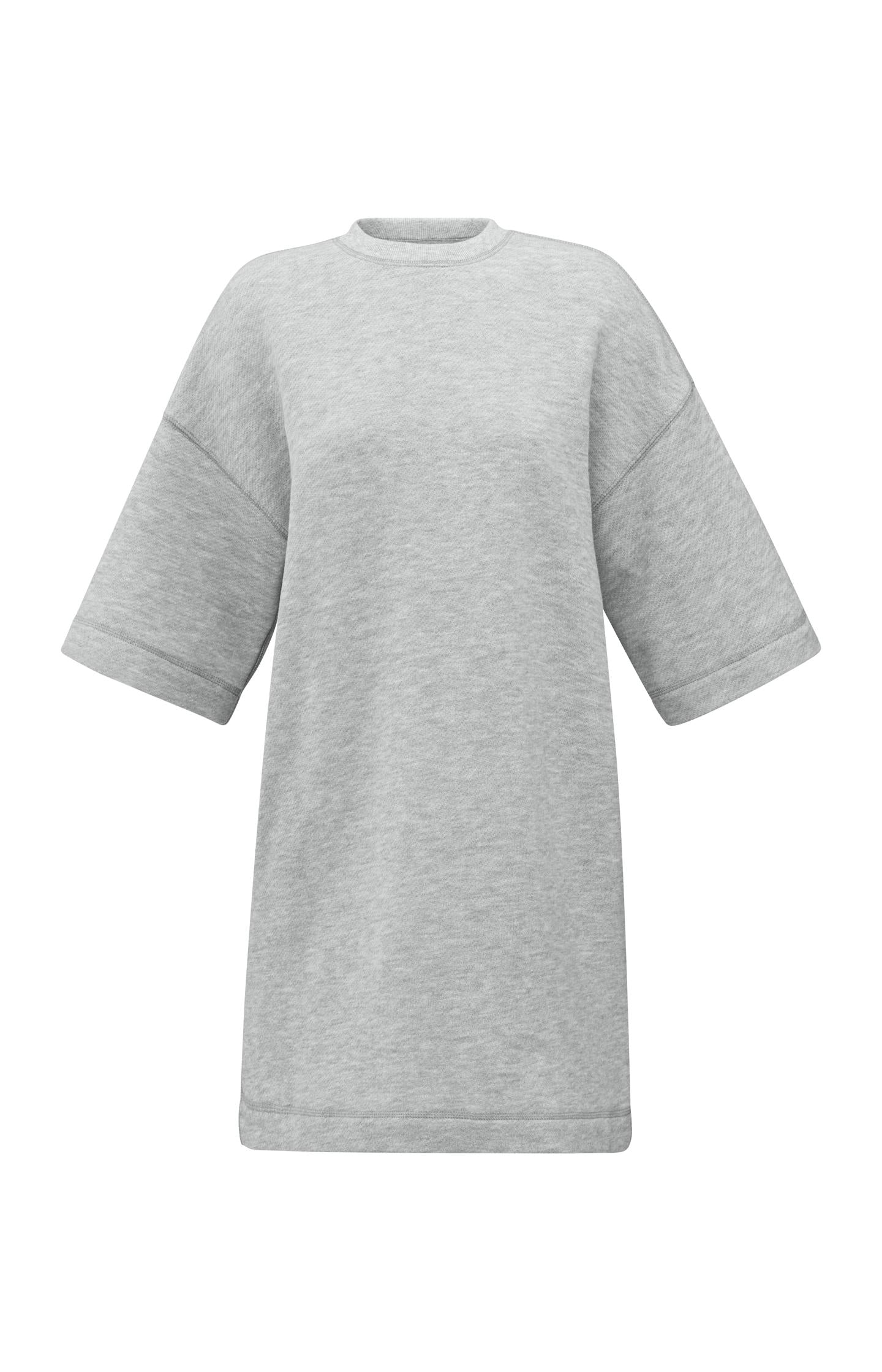 Sweat dress with round neckline - Type: product