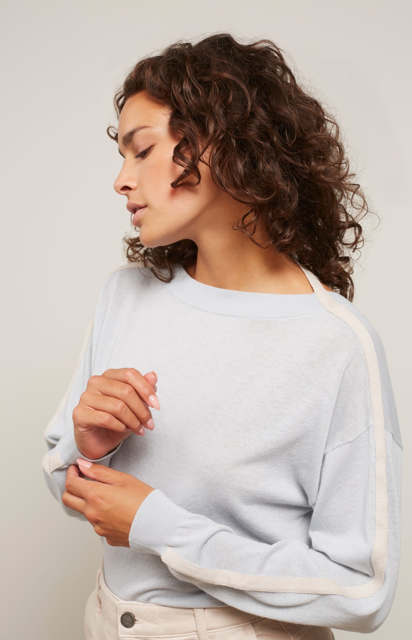 Striped Boatneck Sweater