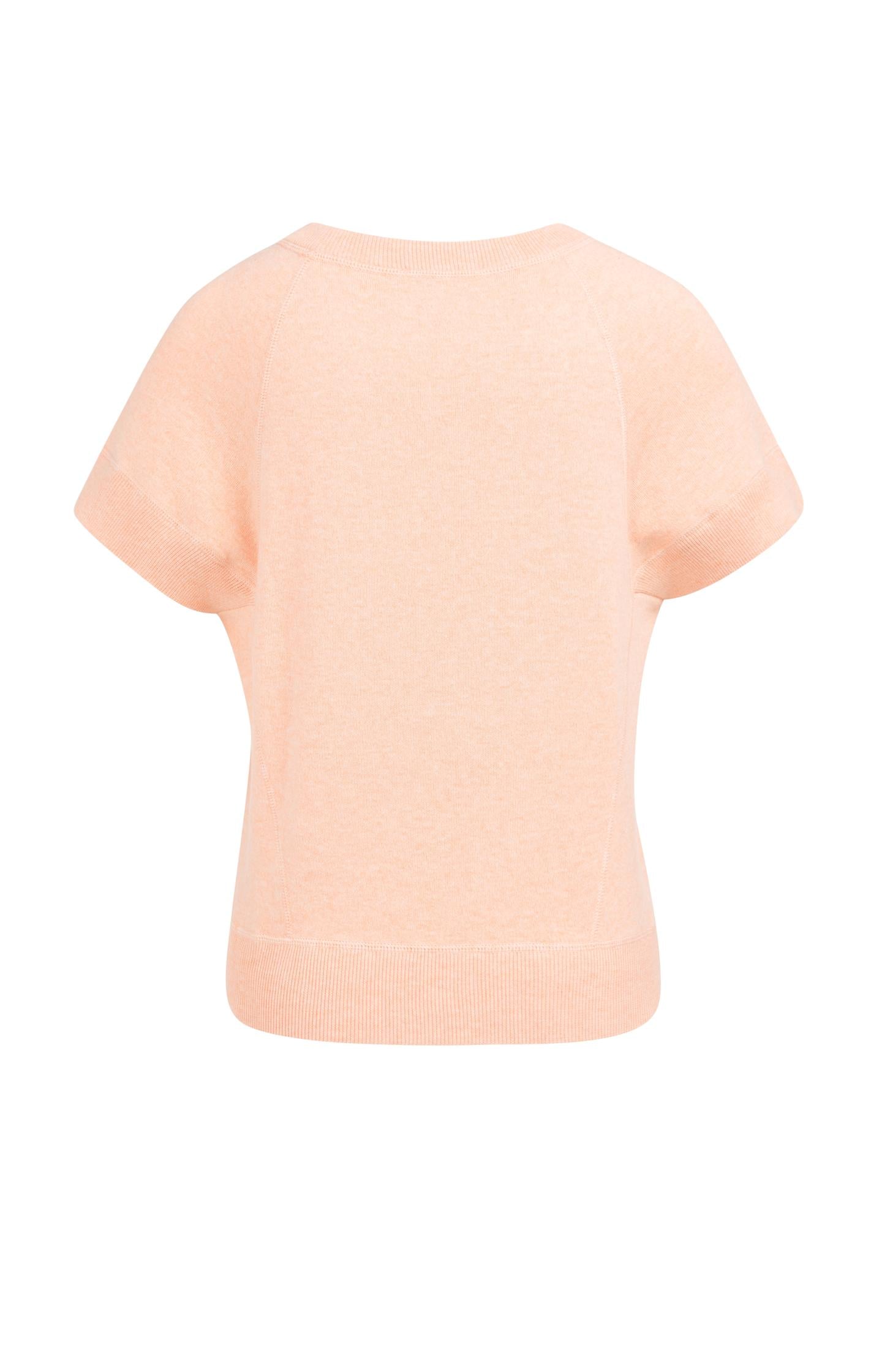 Sweater with short sleeves and stitch details - Type: product