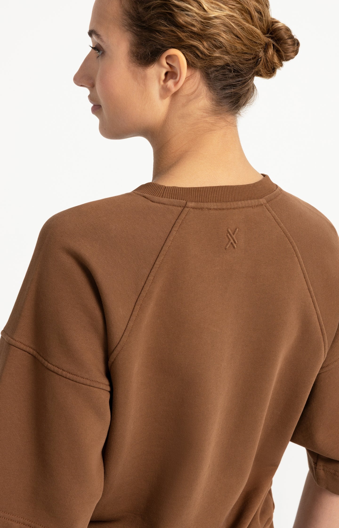 Sweatshirt with short raglan sleeves - Type: lookbook