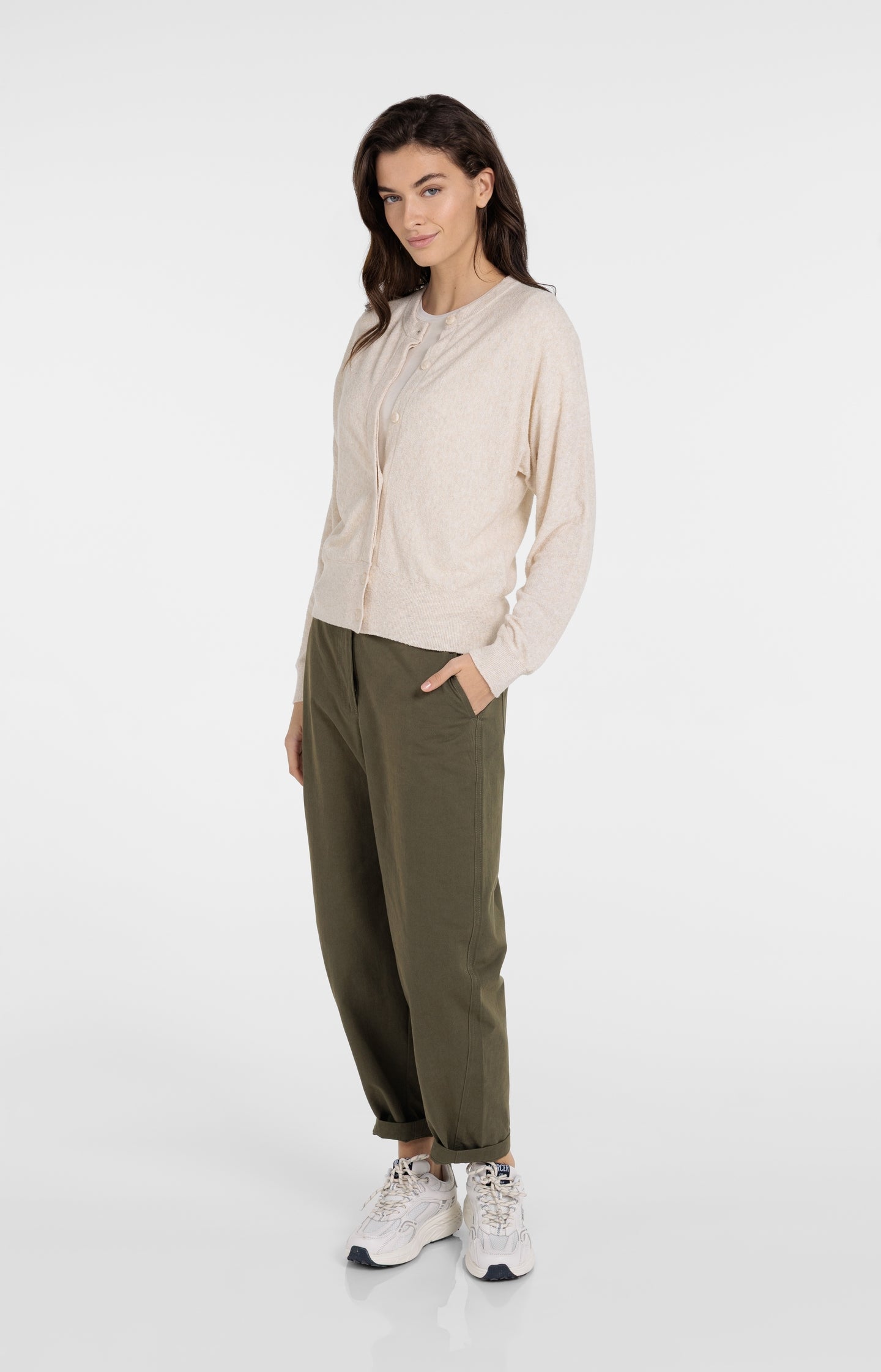 T-shirt with mesh details