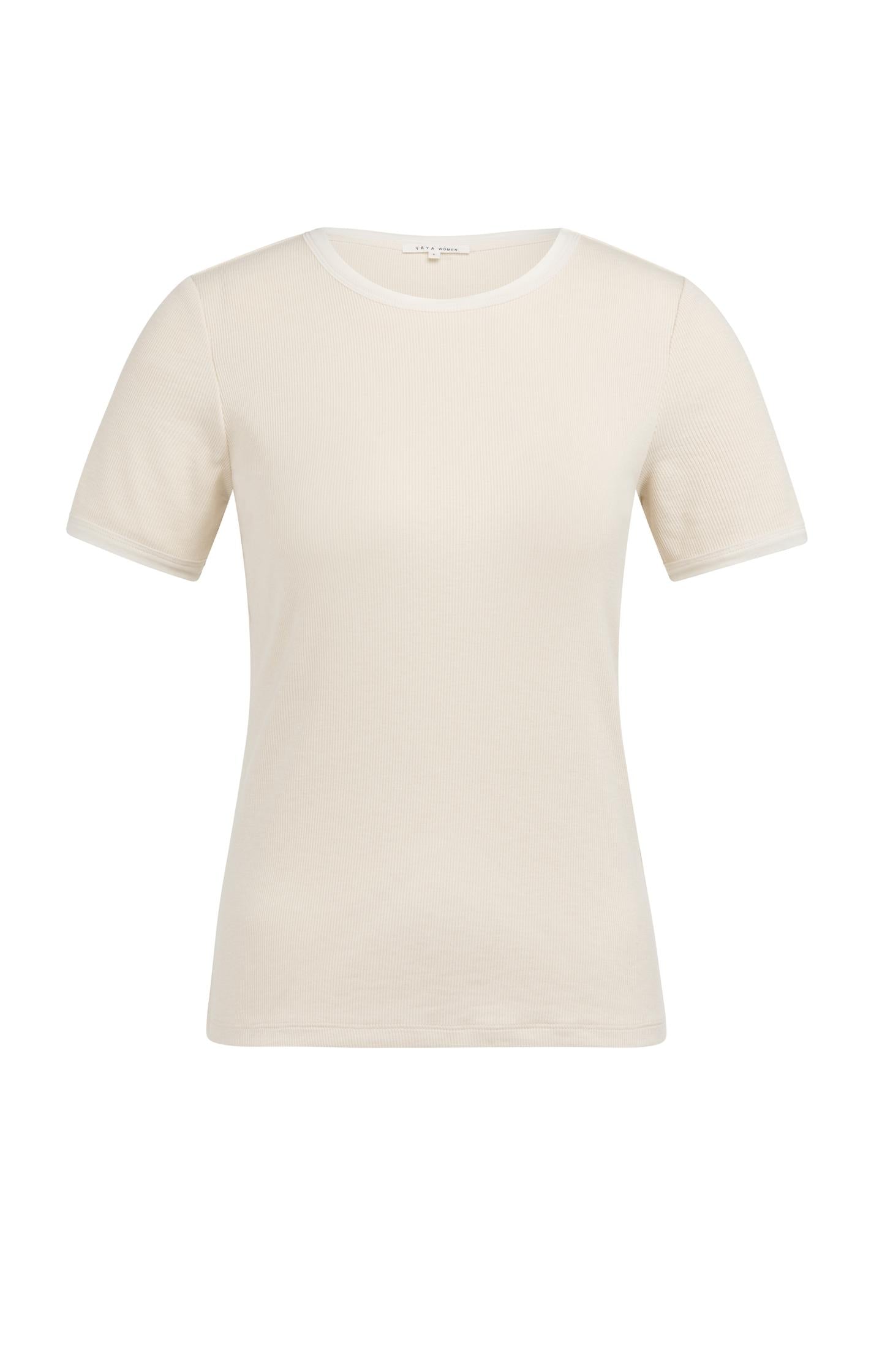 T-shirt with mesh details