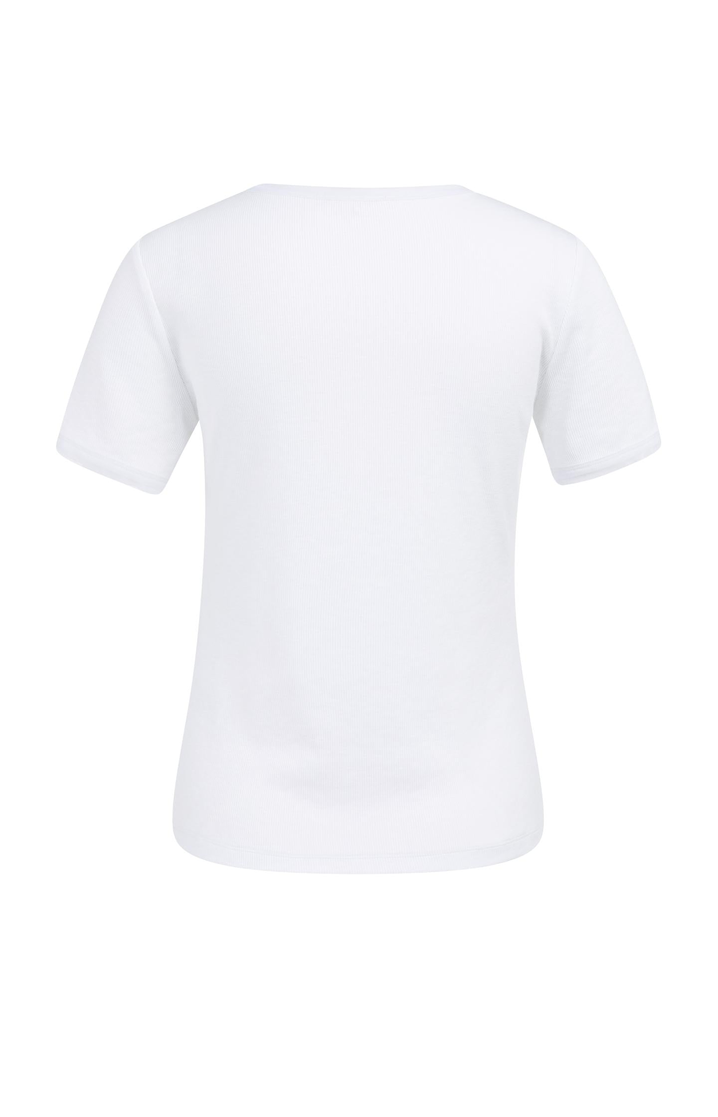 T-shirt with mesh details