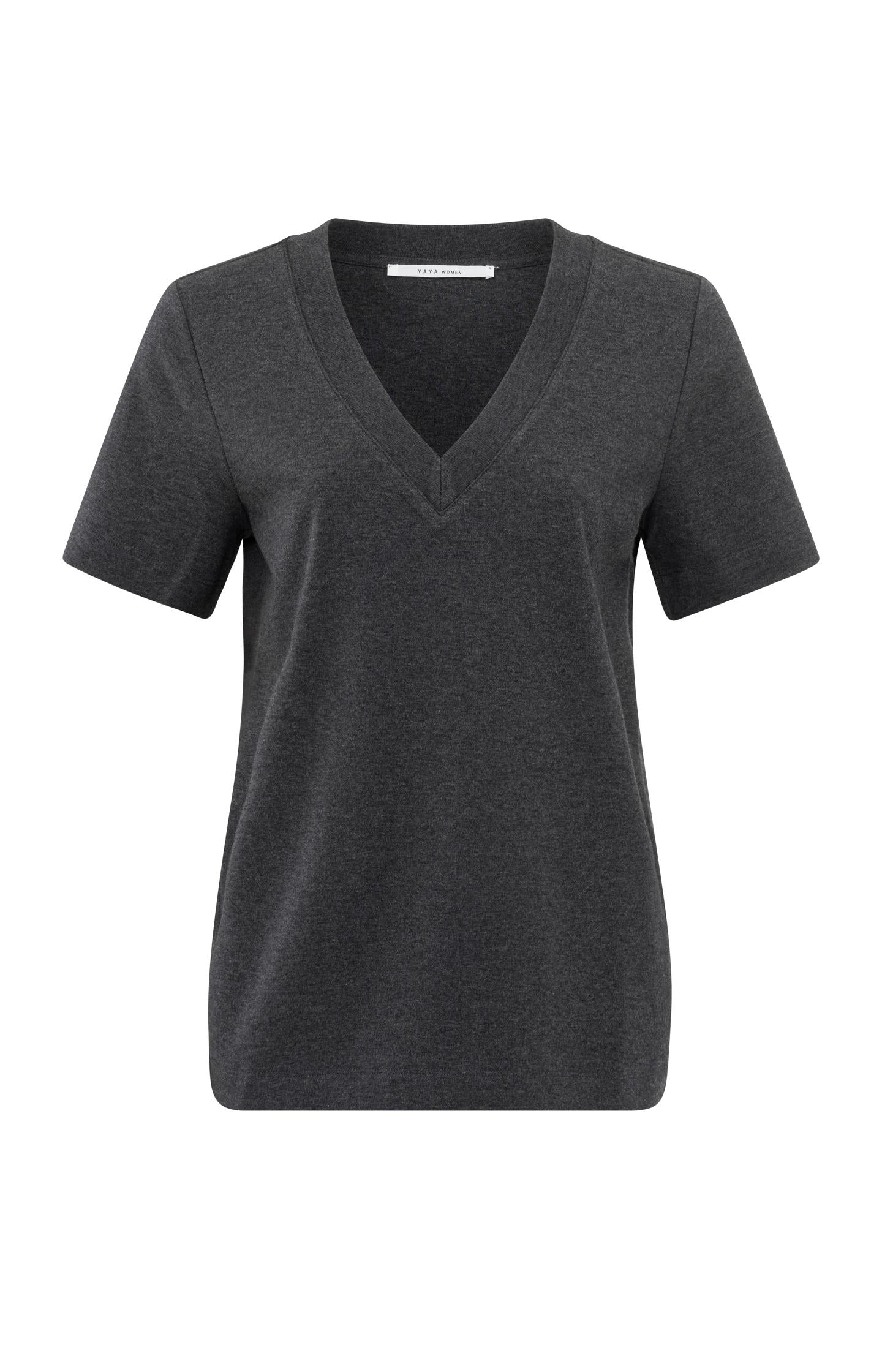 T-shirt with short sleeves, V-neck and a relaxed fit - Type: product