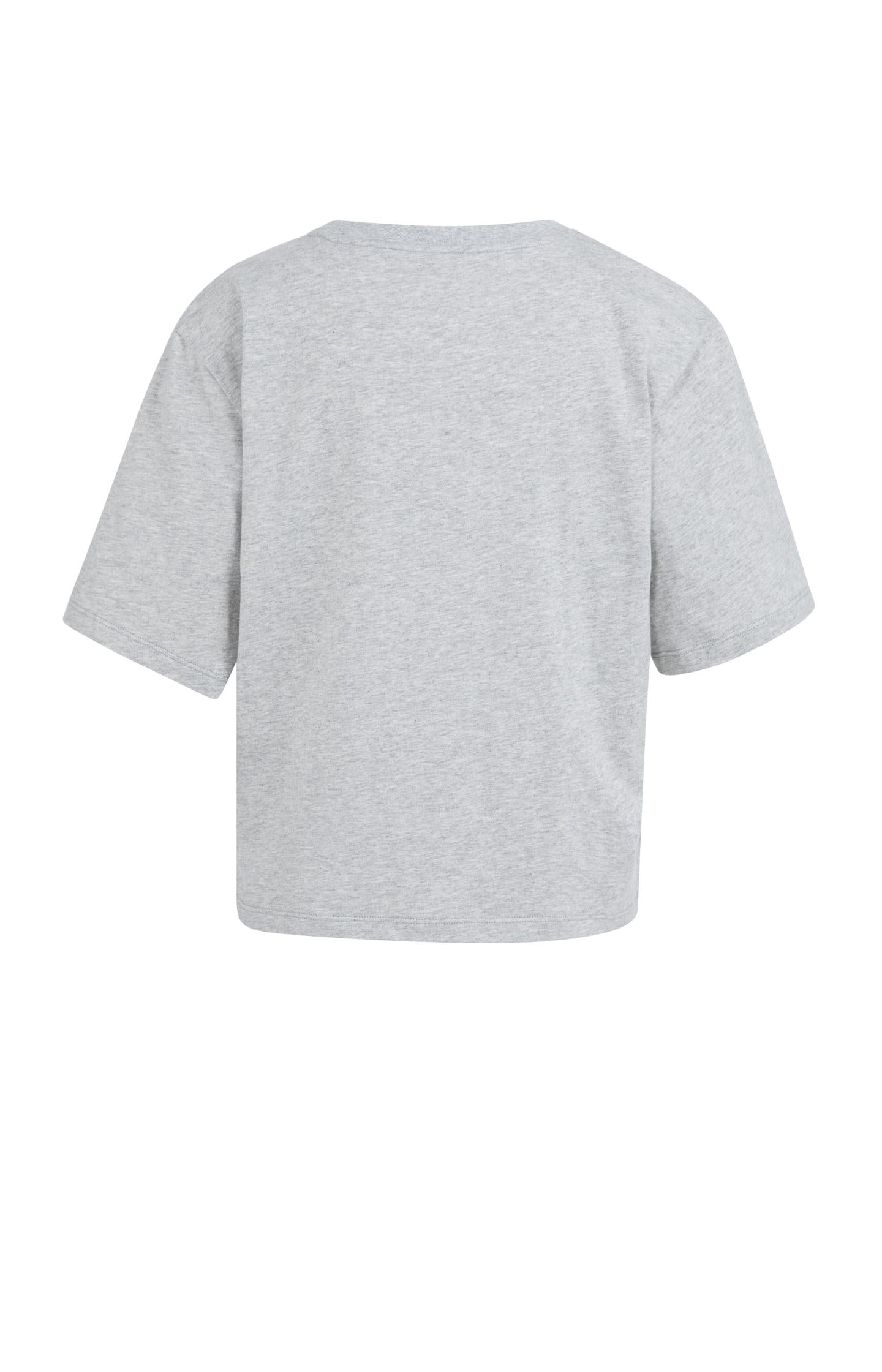 T-shirt with soft flock print and wide sleeves