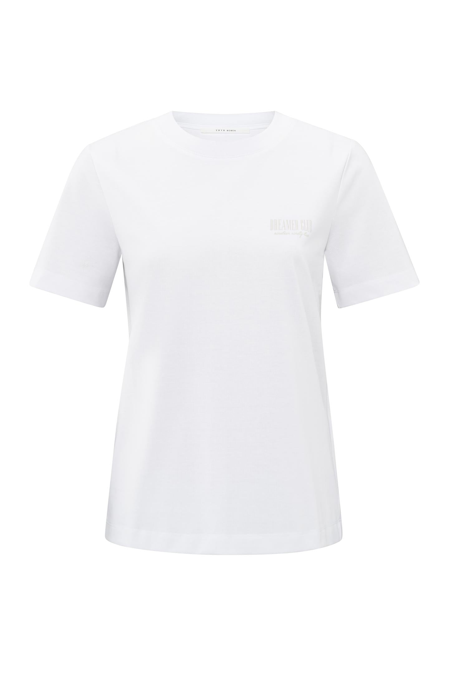 T-shirt with subtle text print - Type: product