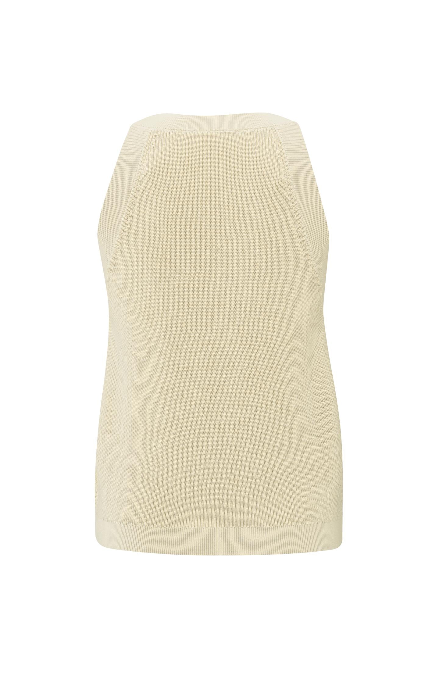 Tanktop with high neckline