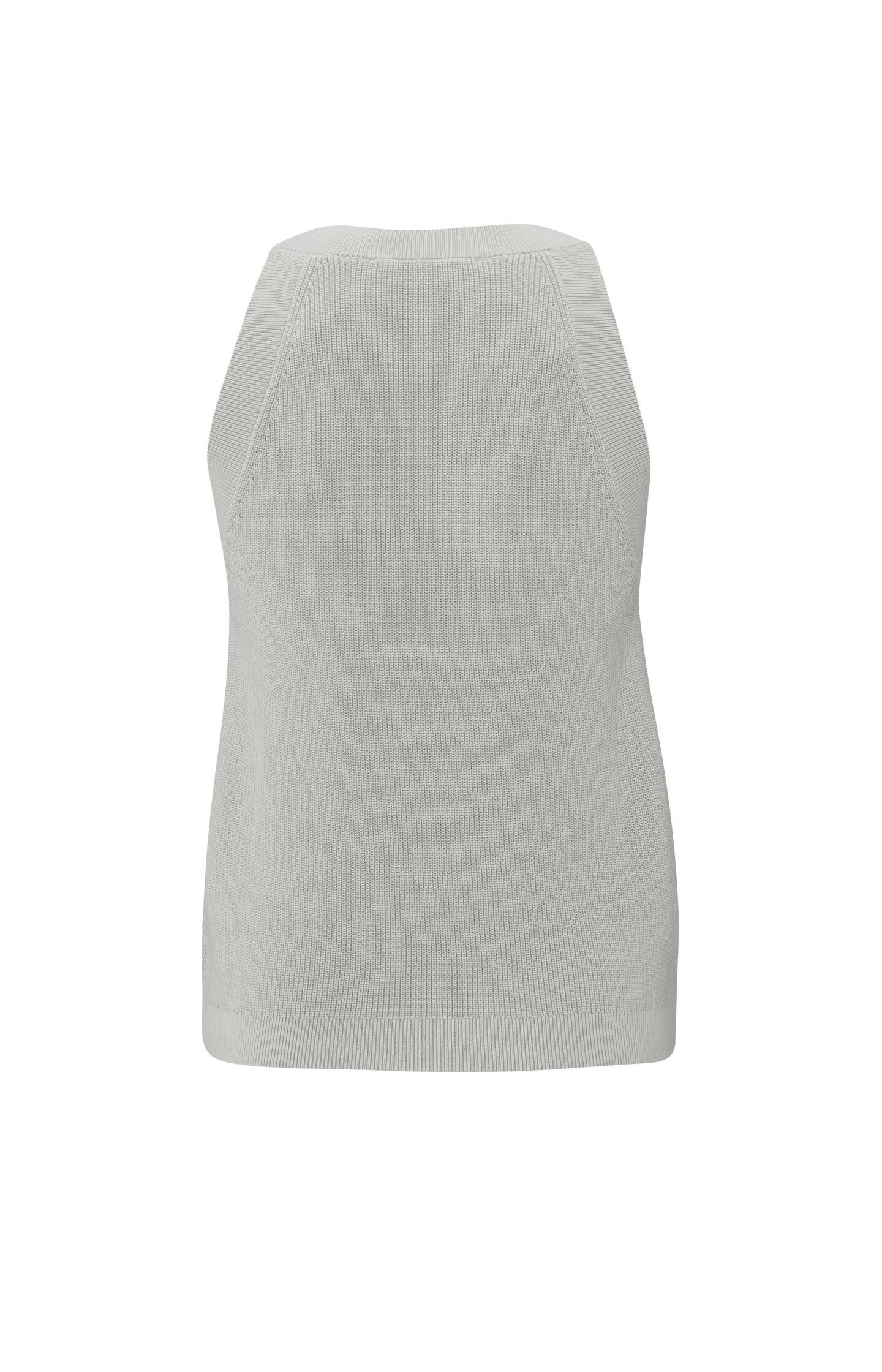Tanktop with high neckline