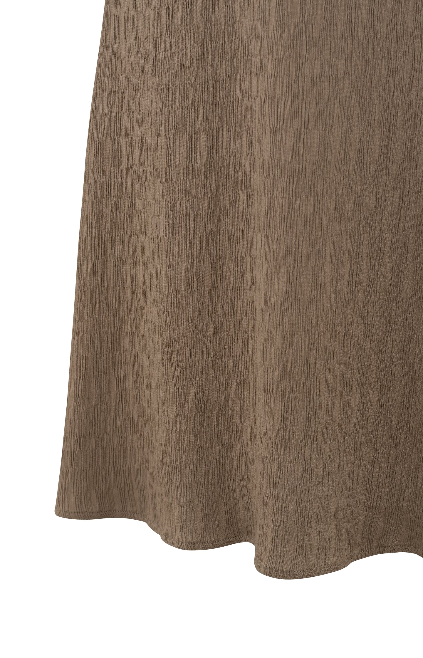 Textured dress with spaghetti straps