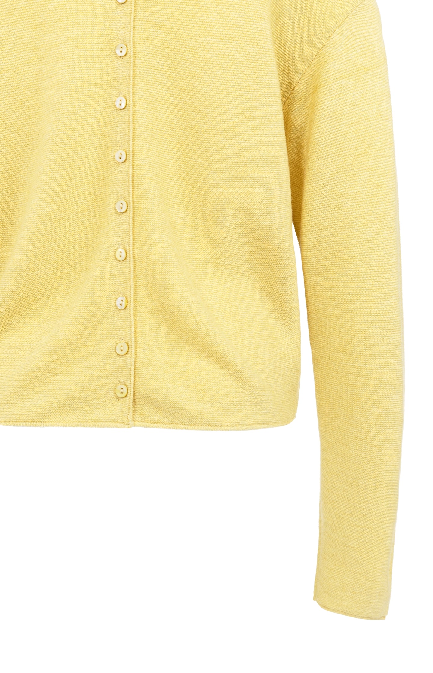 Textured knit sweater with buttoned back - Type: lookbook