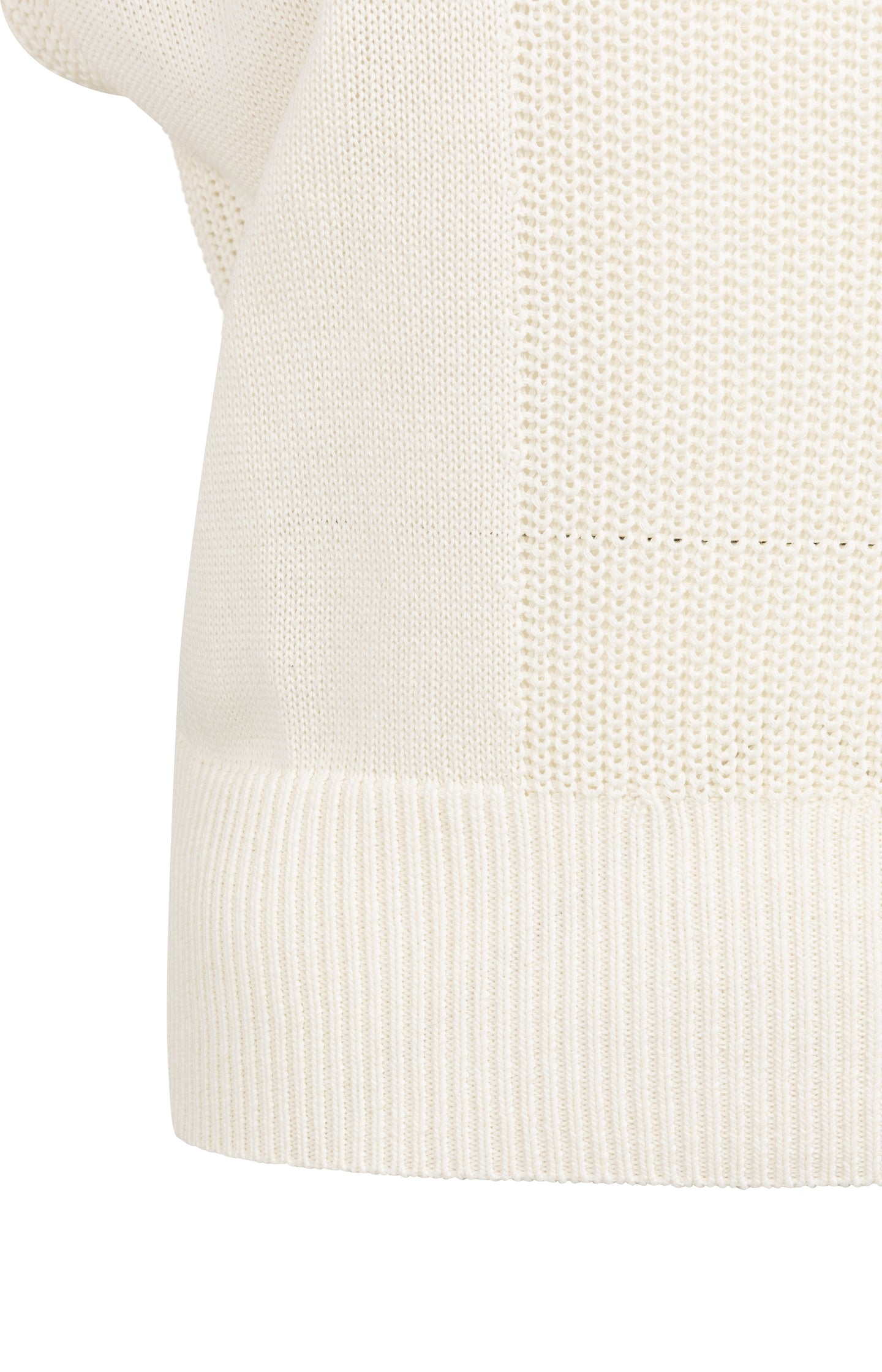 Textured sweater with V-neck - Type: lookbook