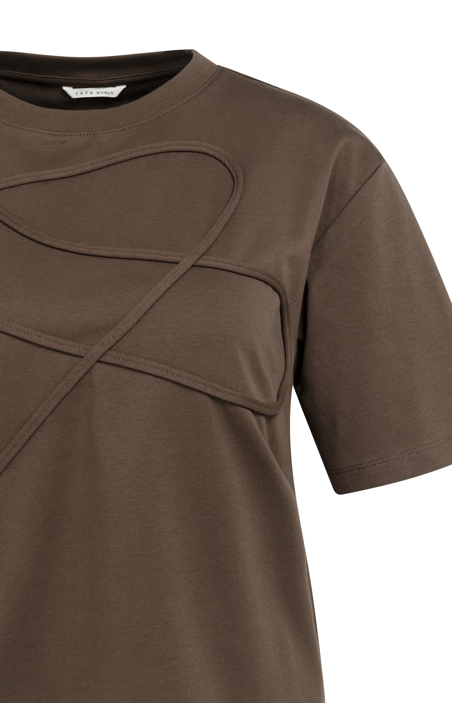 Top with stitched detail