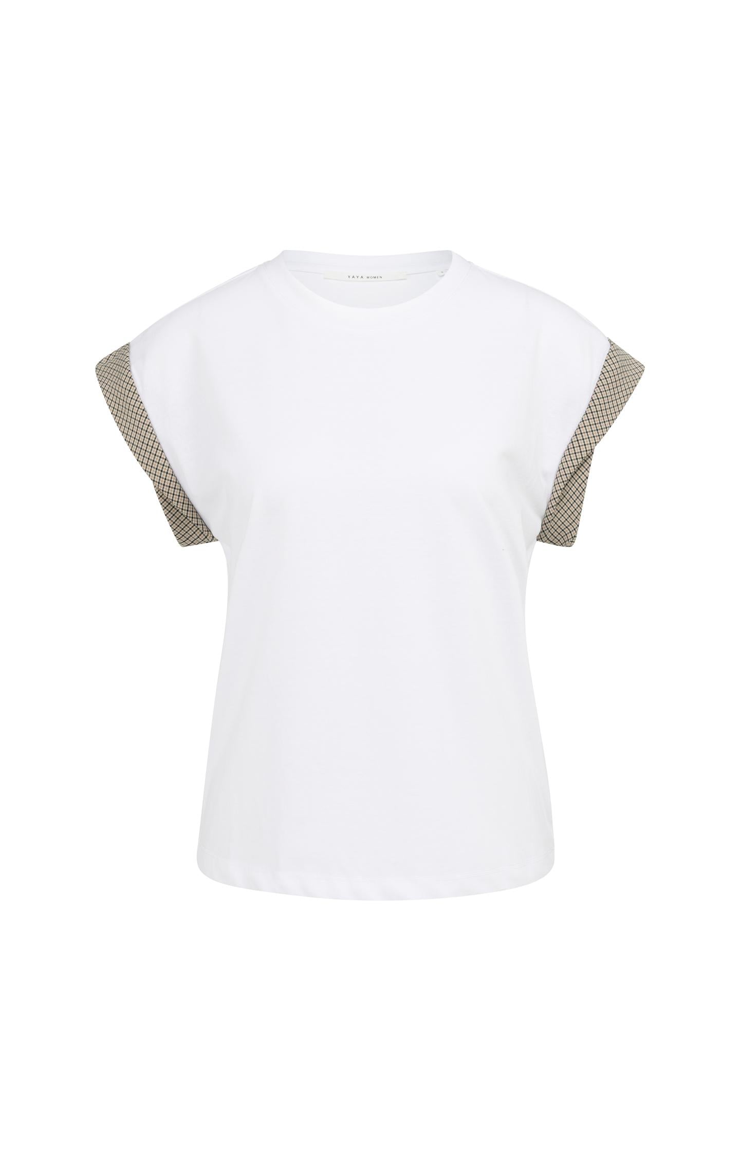Top with woven cuff details