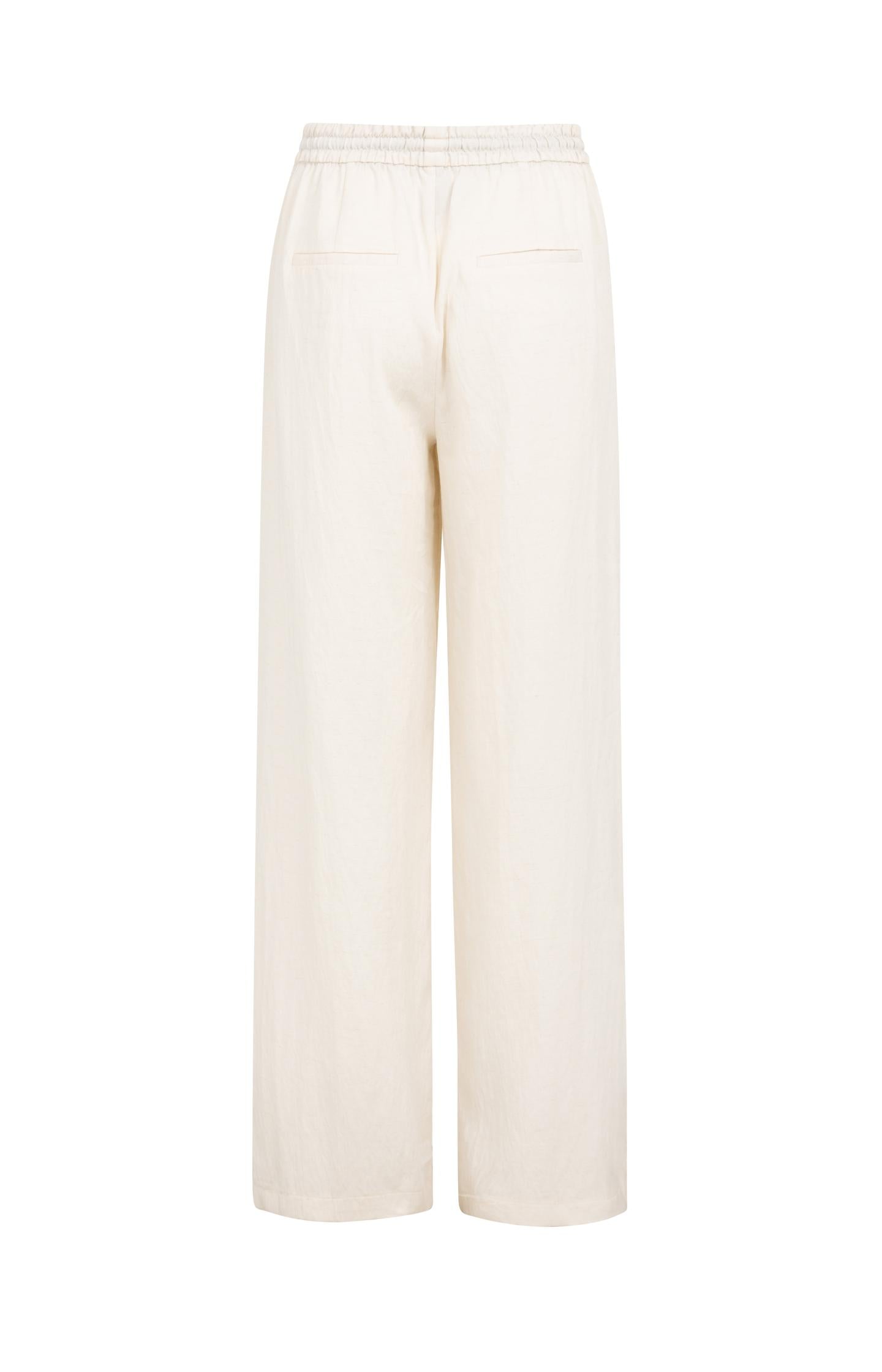 Trousers with wide legs and contrast stitching L30 - Type: product