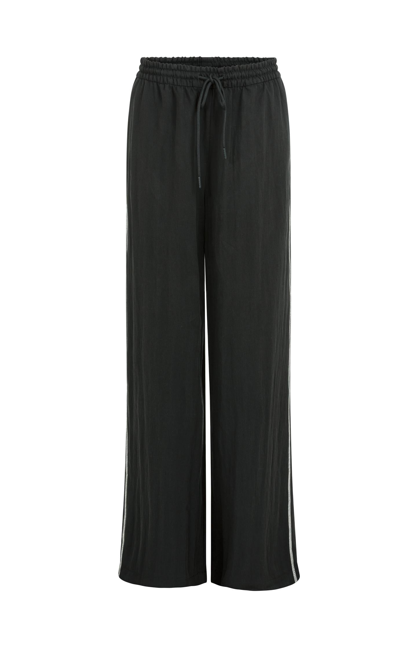 Trousers with wide legs and contrast stitching L32 - Type: product