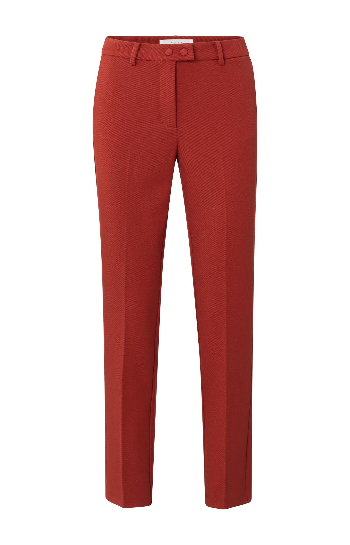 Twill stretch trousers with pockets and buttons - Type: product