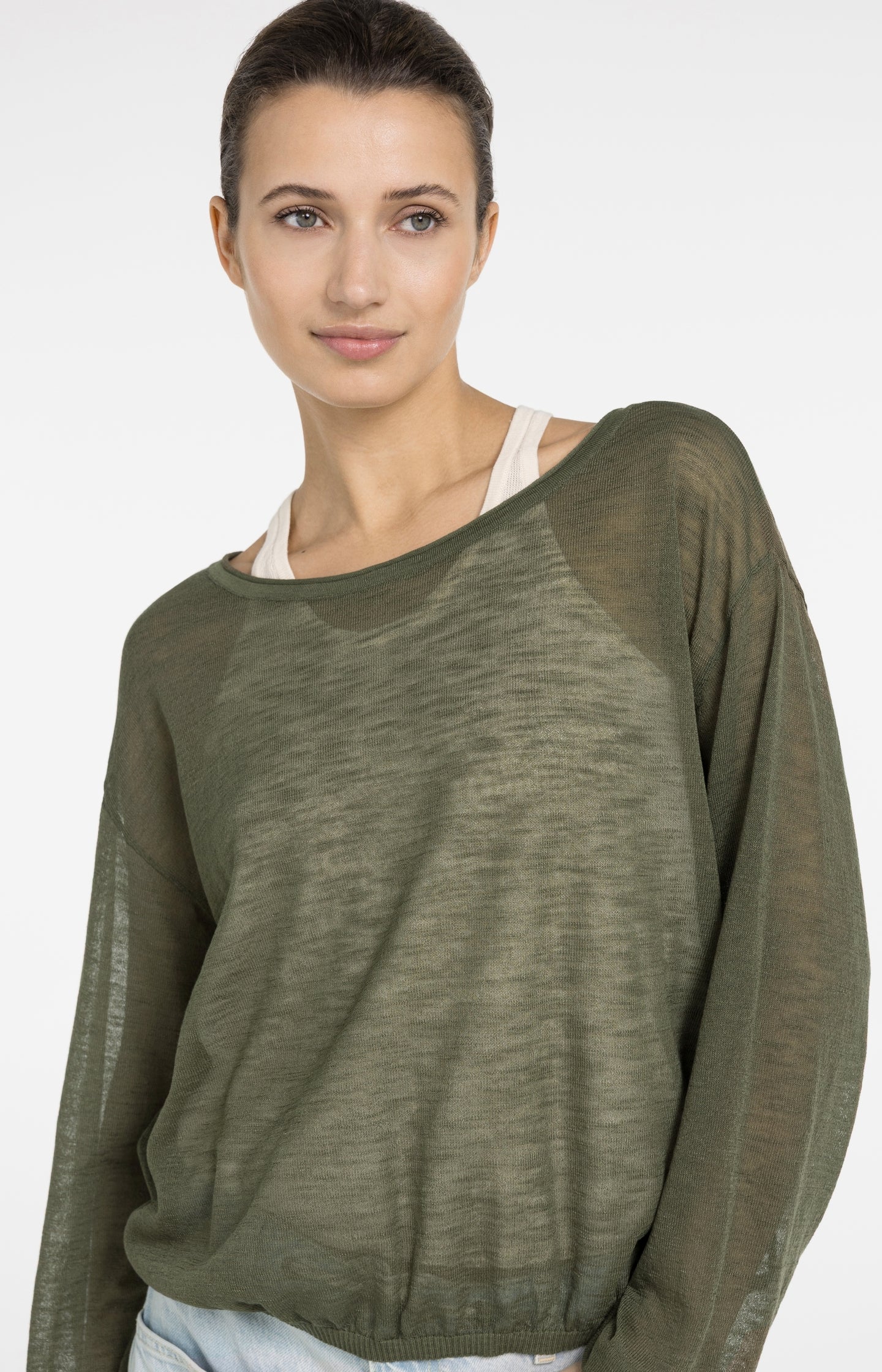 Twinset sweater with matching singlet