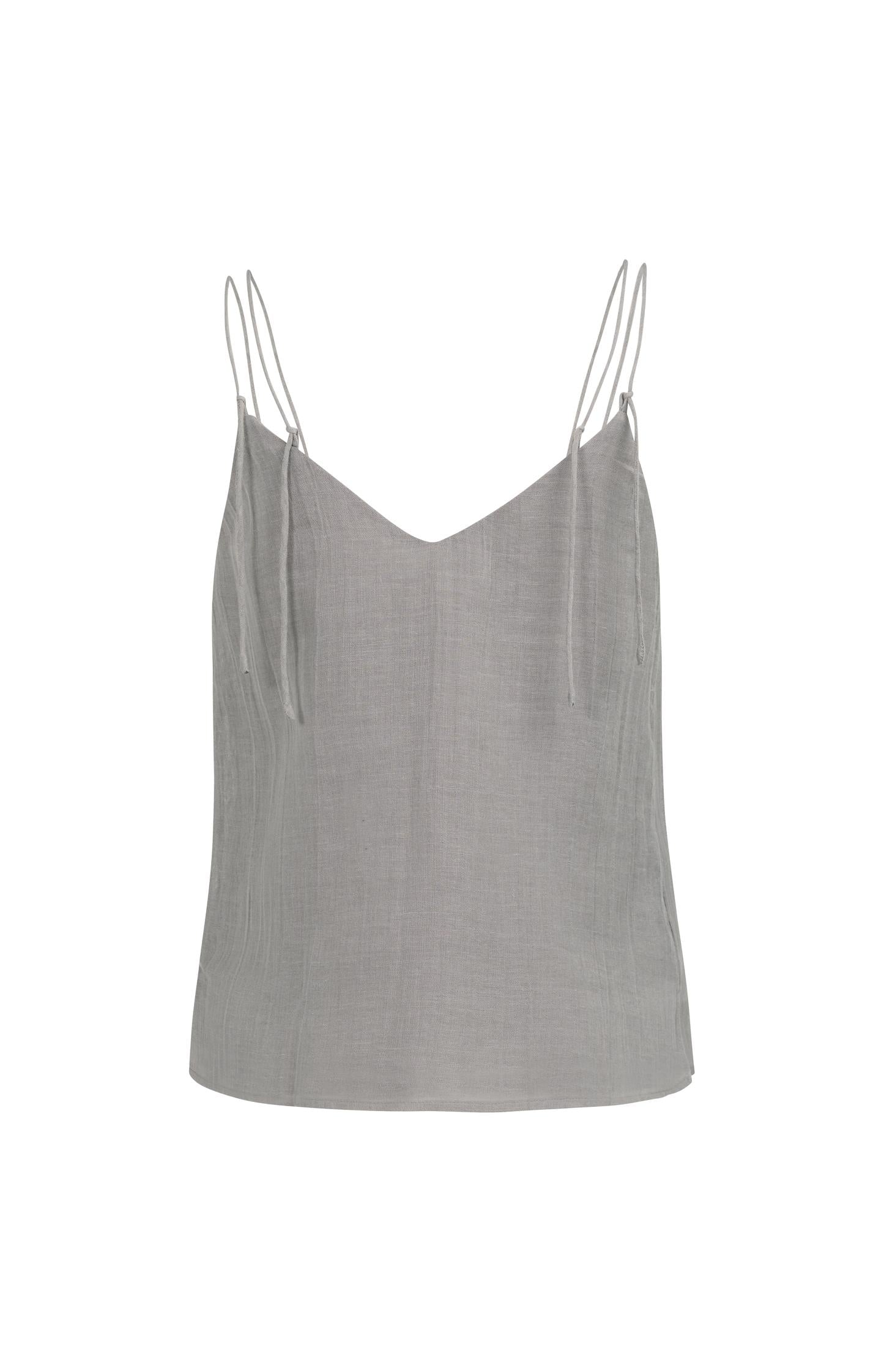 V-neck top with double shoulder straps - Type: video