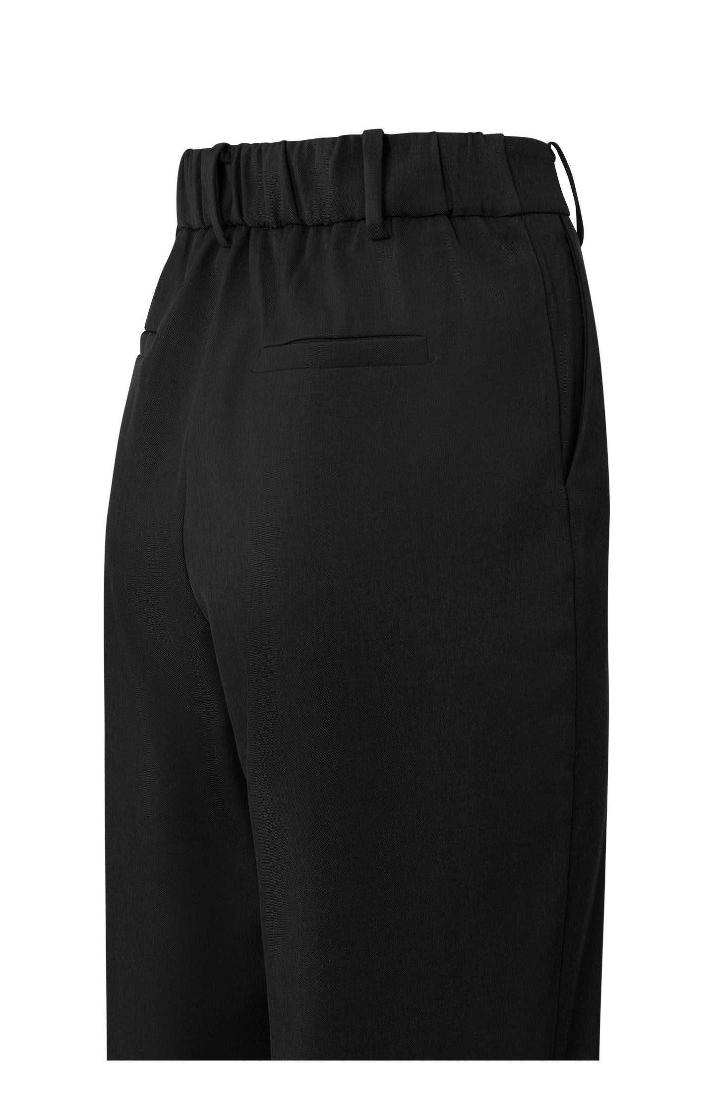 Wide leg trousers with pockets and zip fly